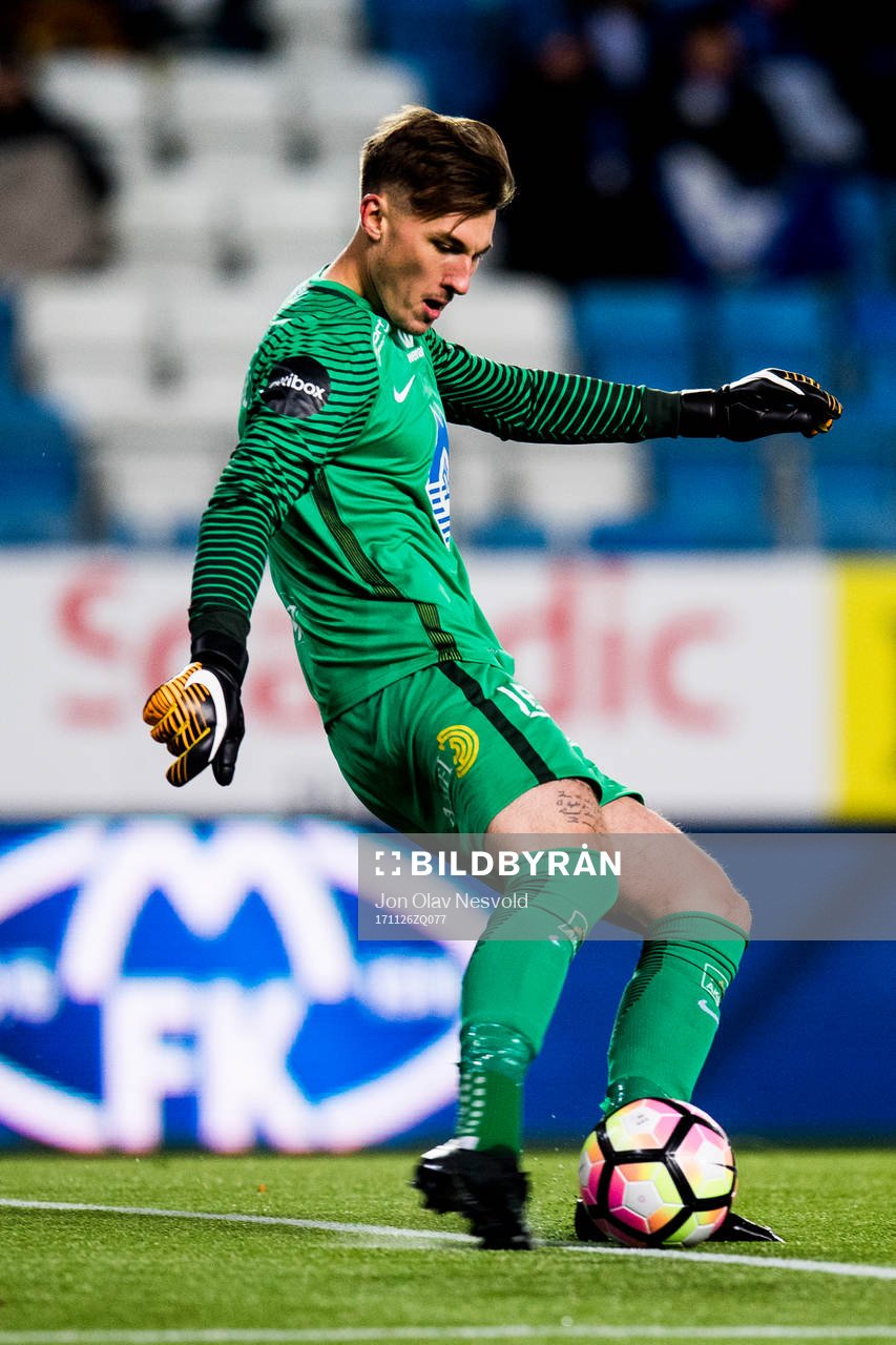 Goalkeeper Andreas Christopher Linde of Molde