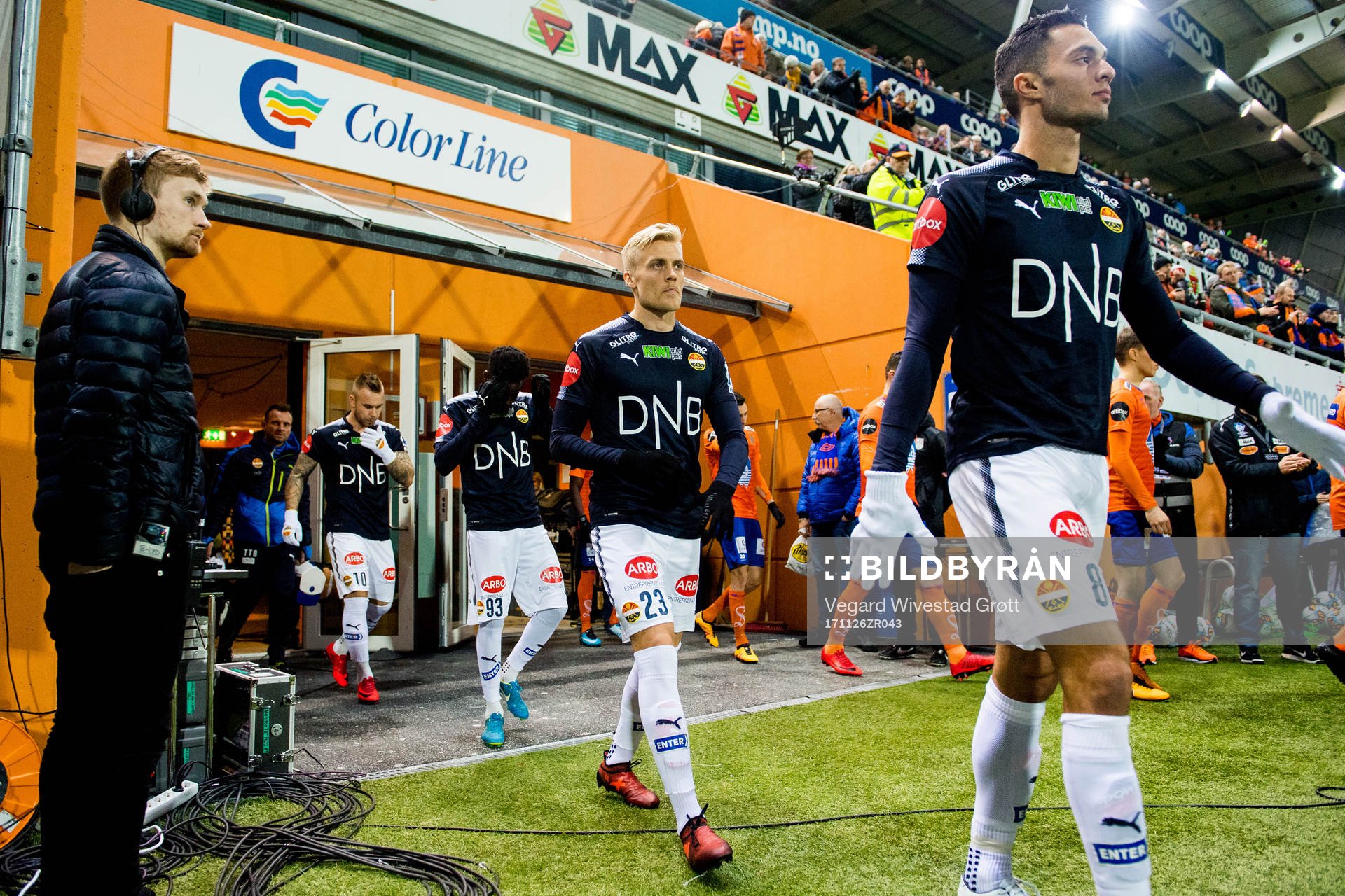 Eirik Ulland Andersen and Bassel Jradi of Strømsgodset