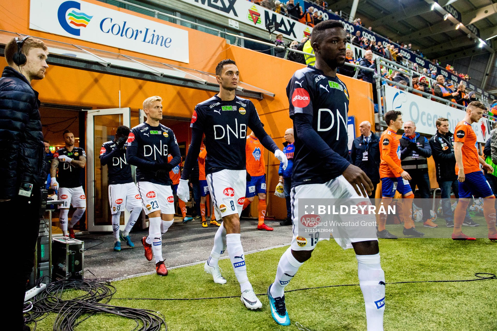 Bassel Jradi and Francisco Junior of Strømsgodset