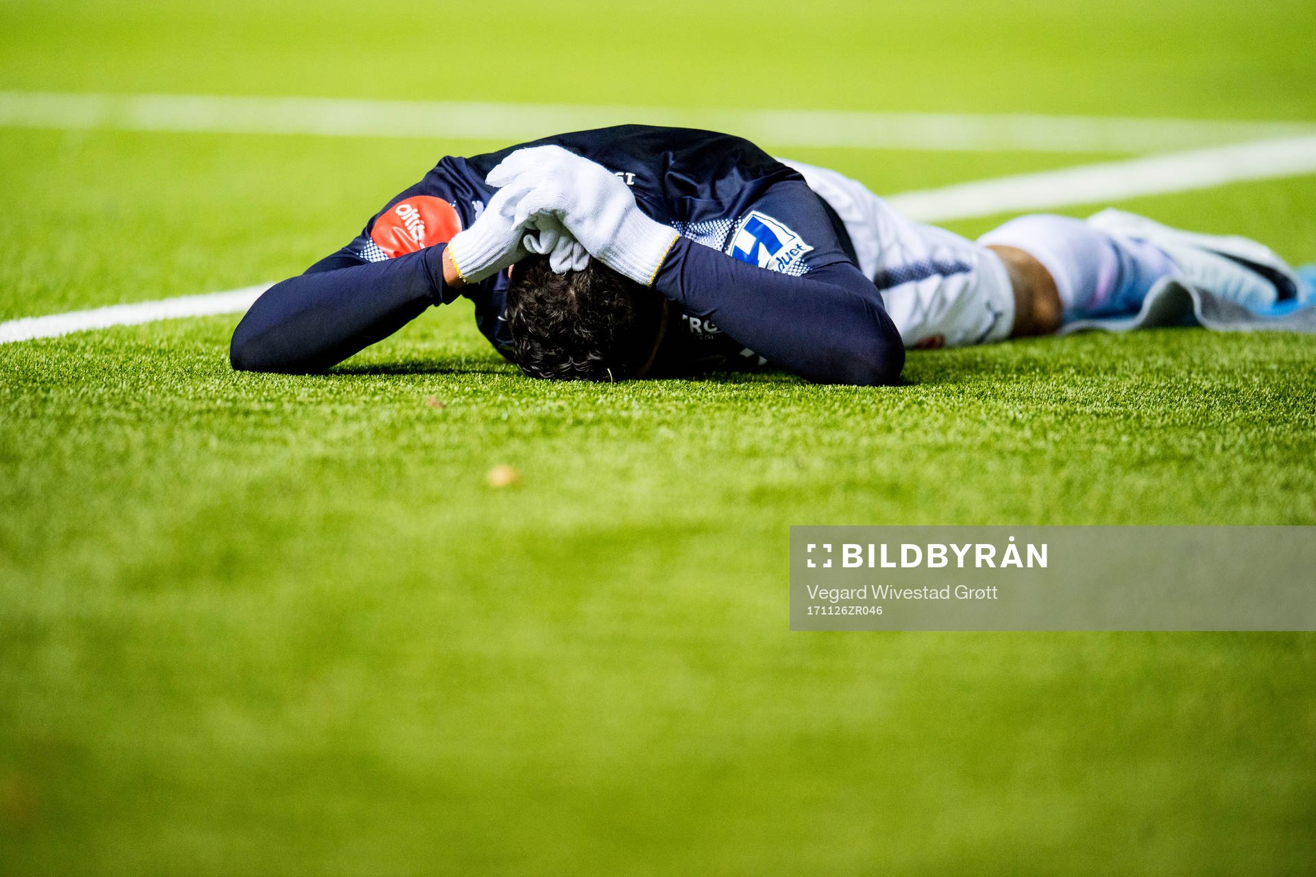 Bassel Jradi of Strømsgodset looks dejected
