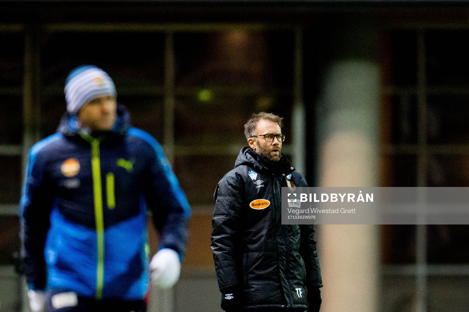 Tor Ole Skullerud, head coach of Strømsgodset, and Trond