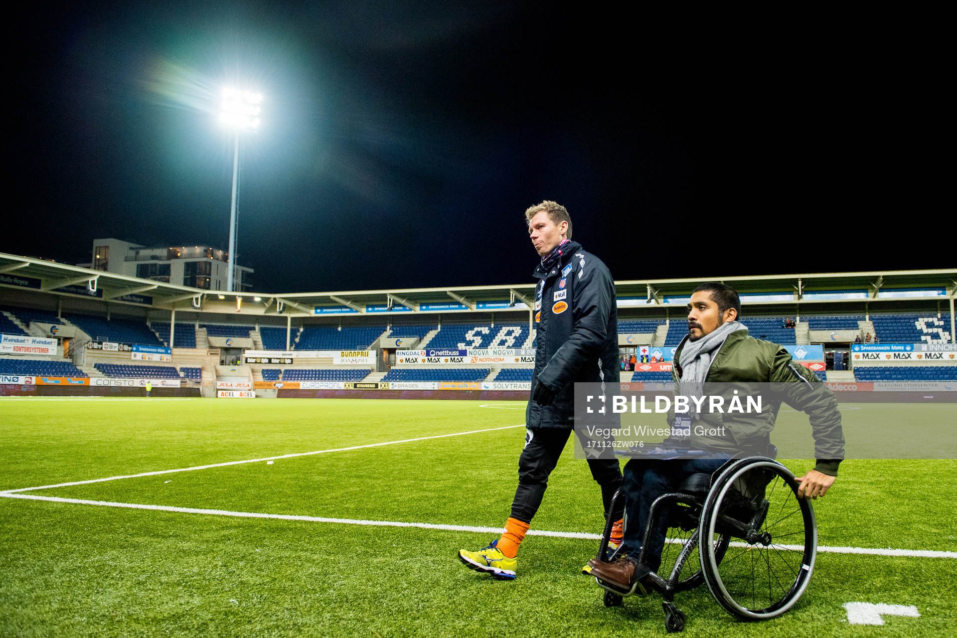 Bjørn Helge Riise of Aalesund looks dejected being
