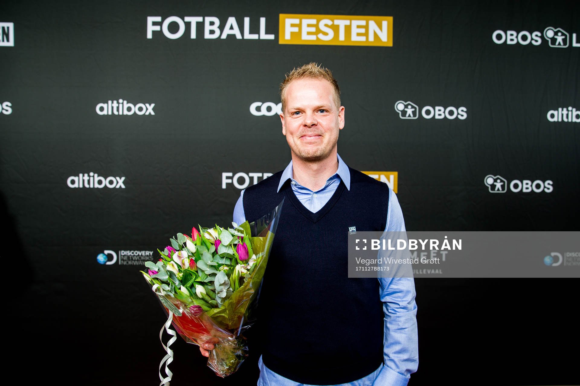 Christian Michelsen, head coach of Kristiansund, poses for