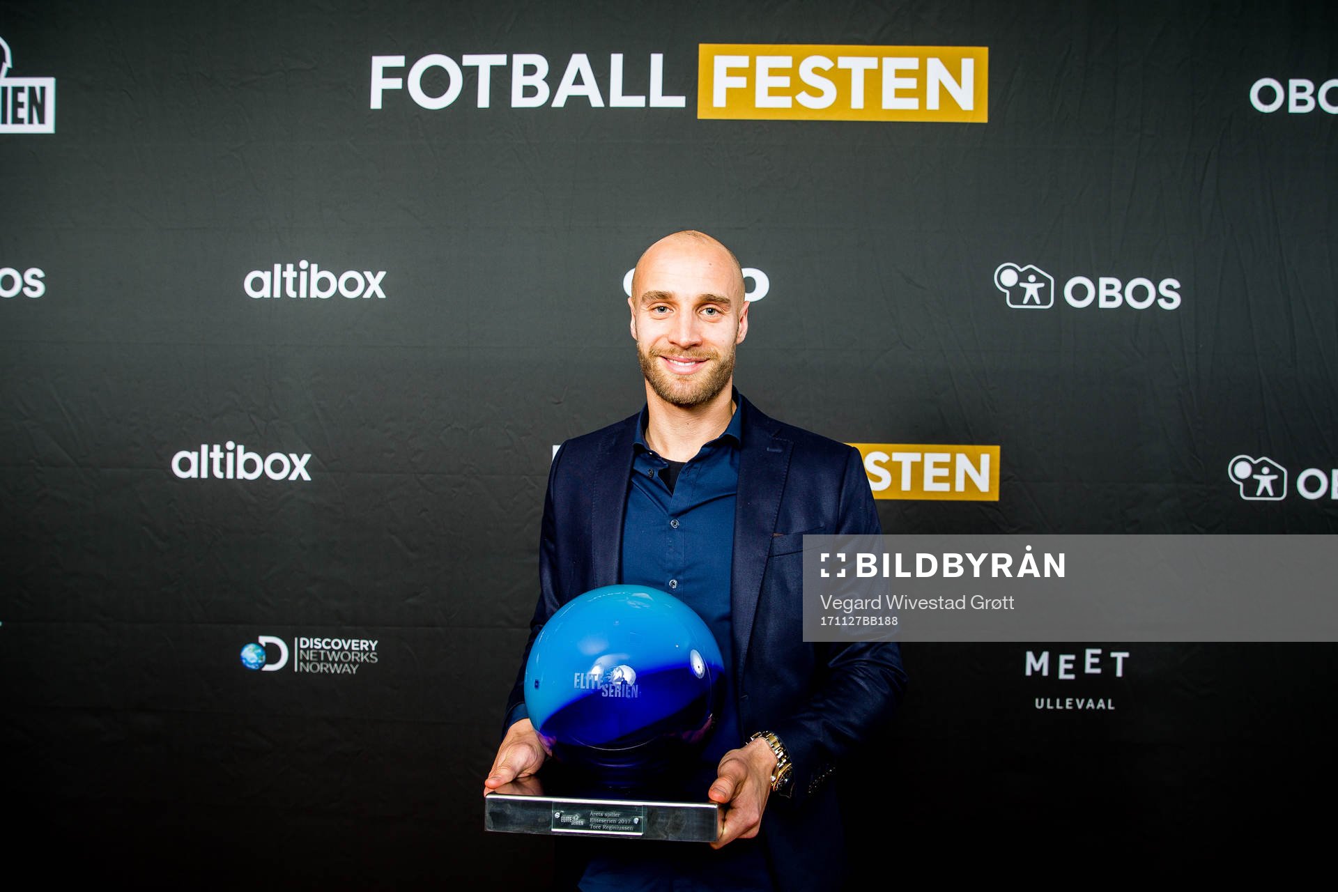 Tore Reginiussen of Rosenborg poses for a portrait with the
