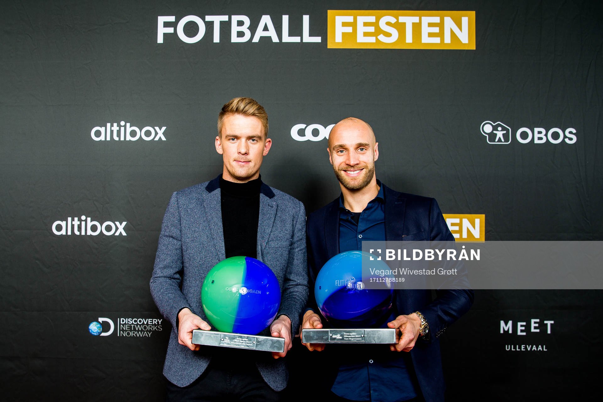 Kristian Fardal Opseth of Bodø/Glimt and Tore Reginiussen
