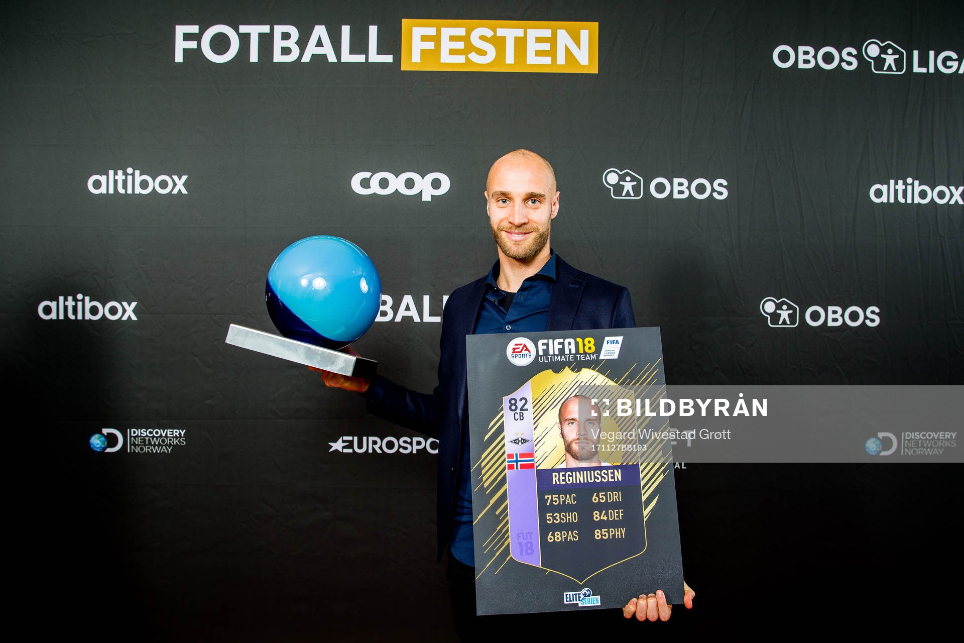 Tore Reginiussen of Rosenborg poses for a portrait with the
