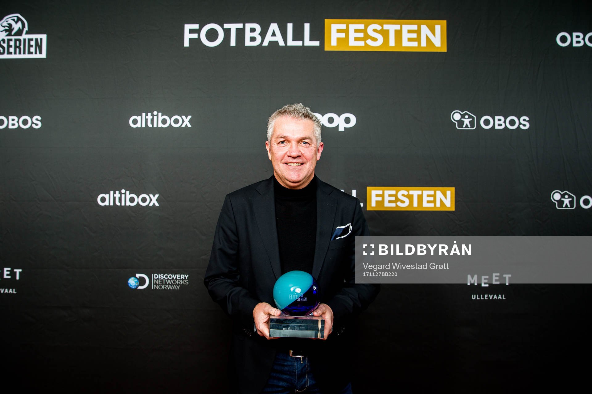 Kåre Ingebrigtsen of Rosenborg poses for a portrait with