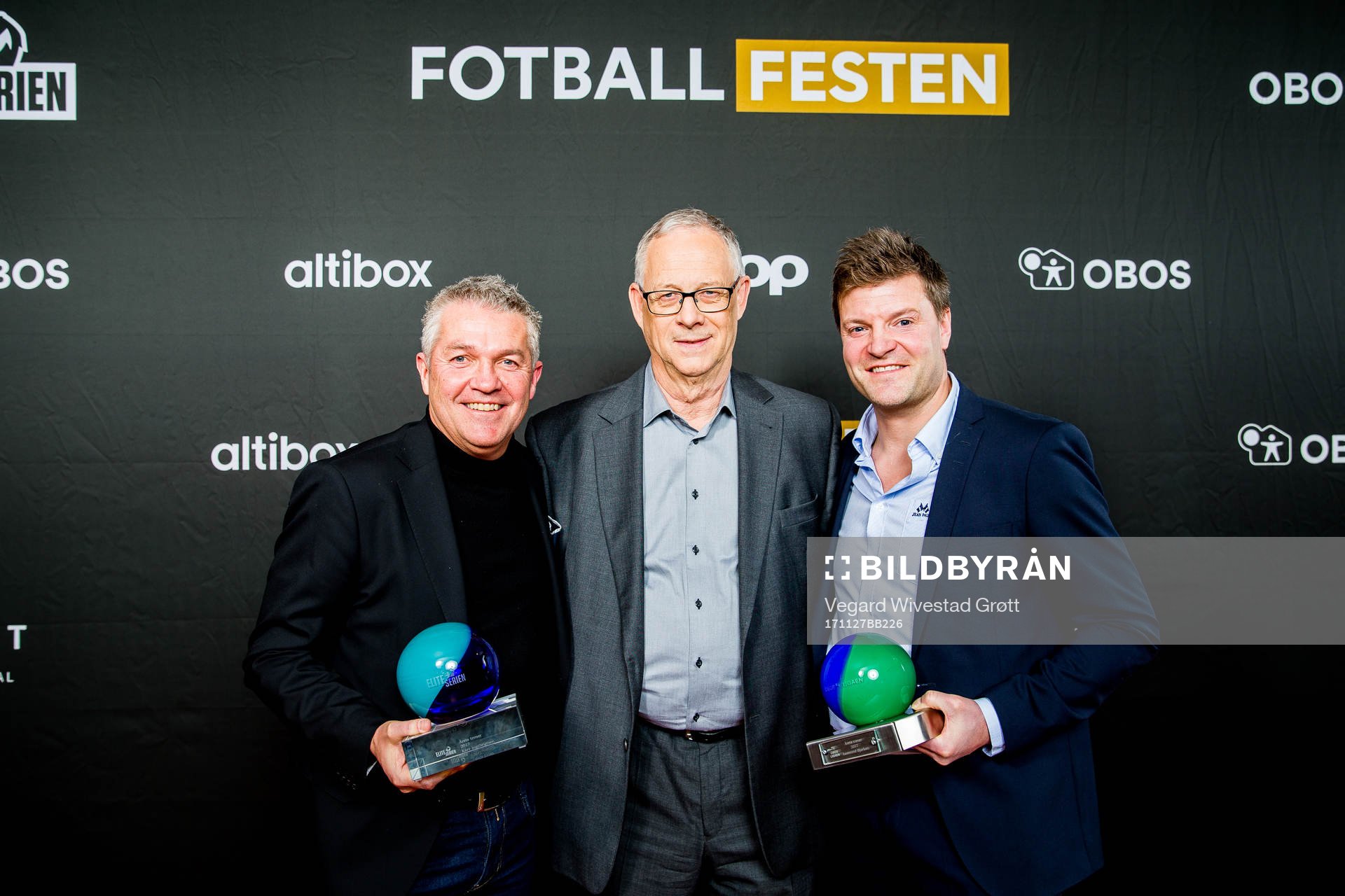 Kåre Ingebrigtsen of Rosenborg and Aasmund Bjørkan of