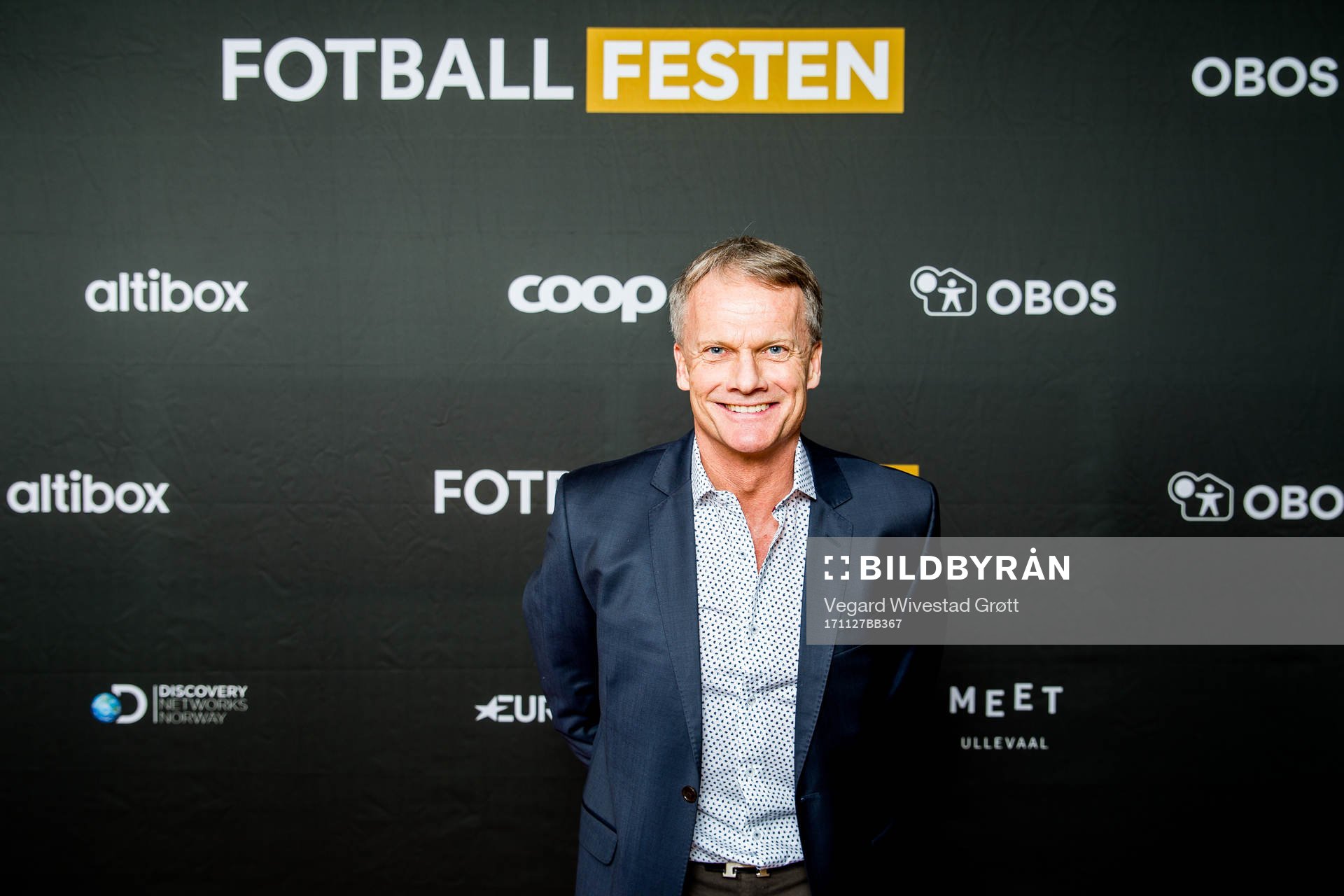 Frode Grodås, goalkeeper coach of Norway, poses for a