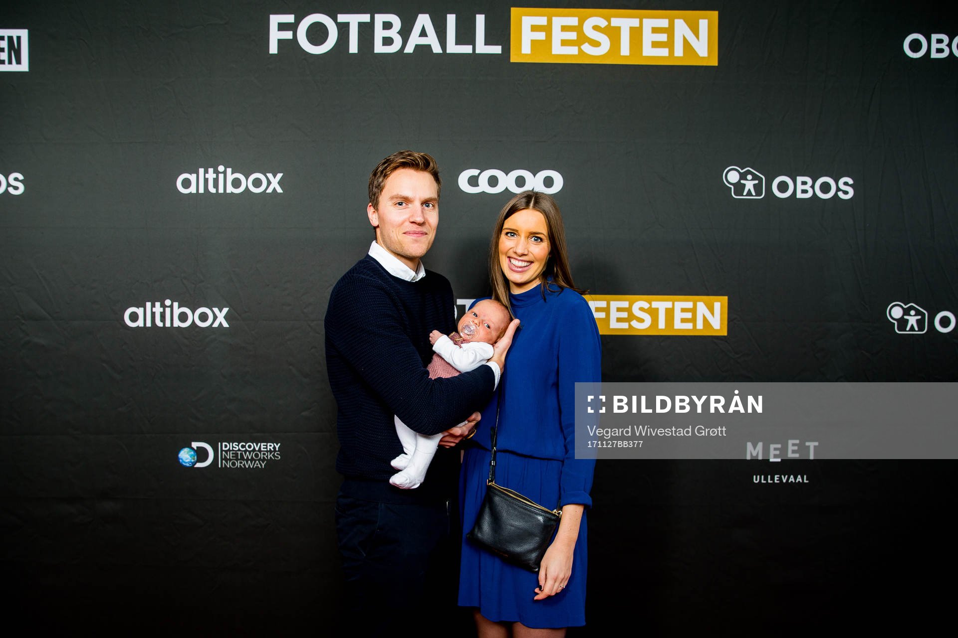 Atle Jørstad, of VG Rampelys, and Susanne Furøy