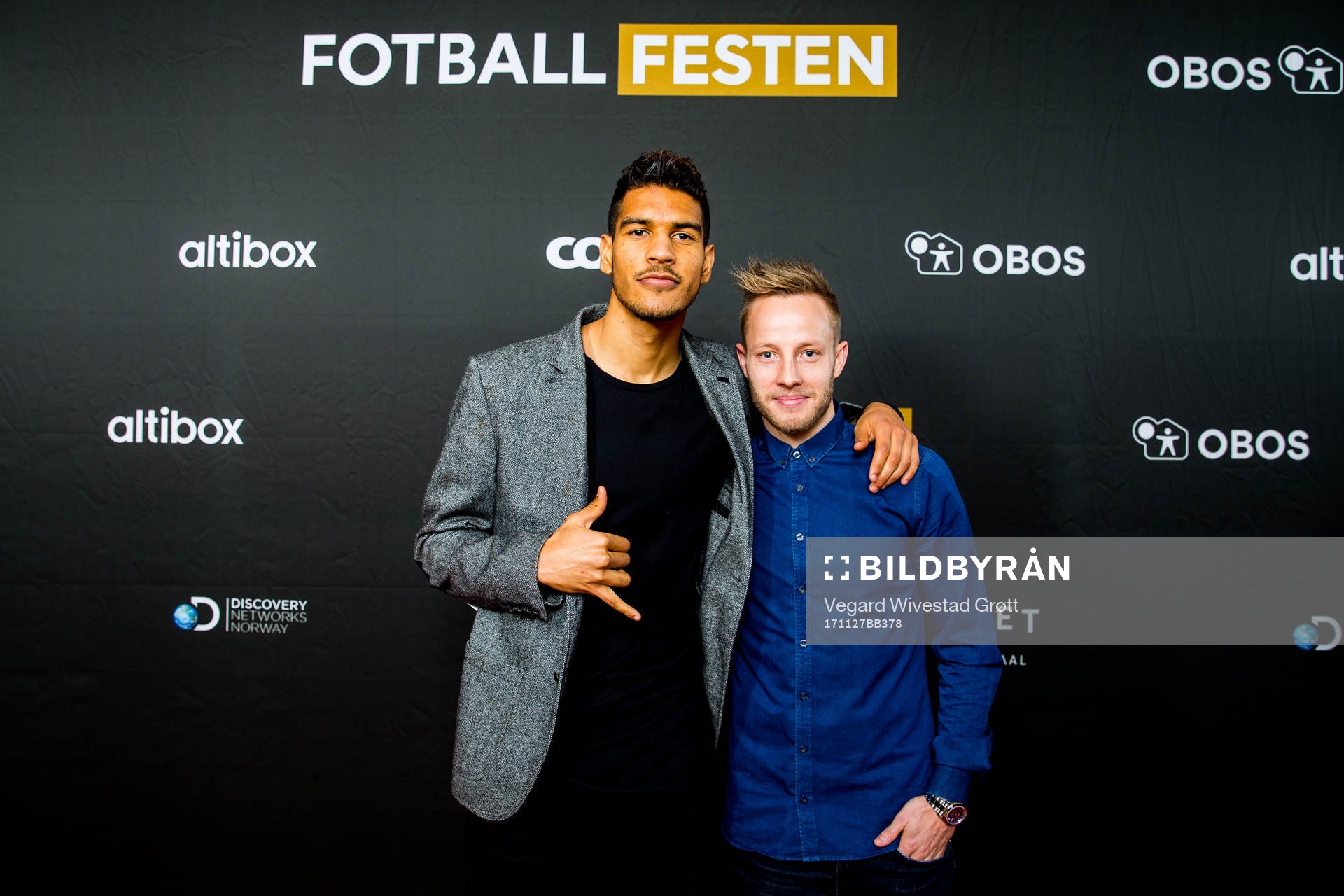 Ohi Omoijuanfo and Tonny Brochmann Christiansen of Stabæk