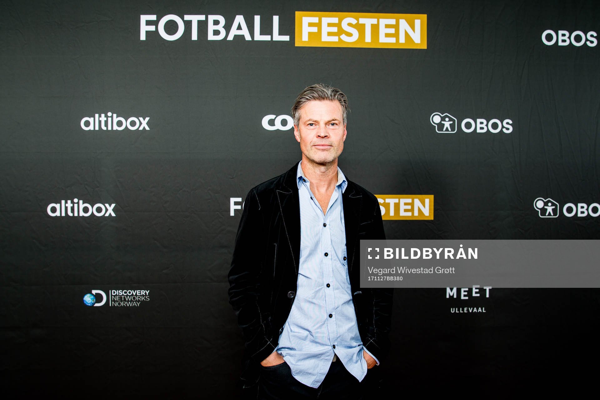 Vegard Hansen, head coach of Mjøndalen, poses for a
