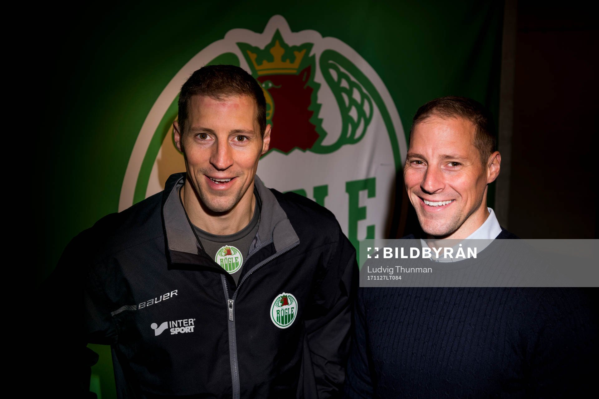 Rögles tränare Cam Abbott och sportchef Chris Abbott