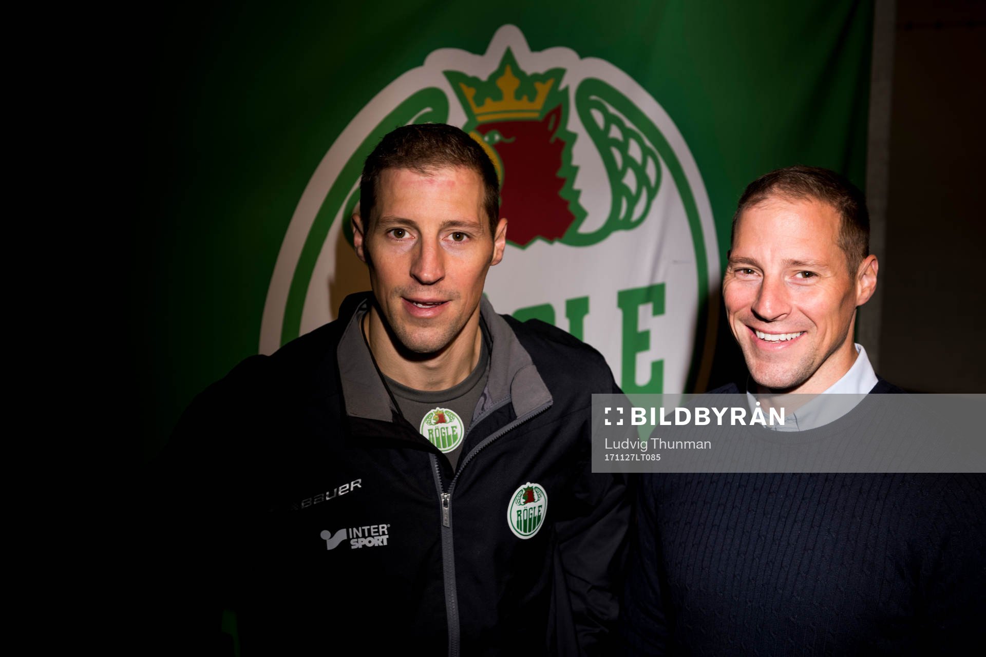 Rögles tränare Cam Abbott och sportchef Chris Abbott