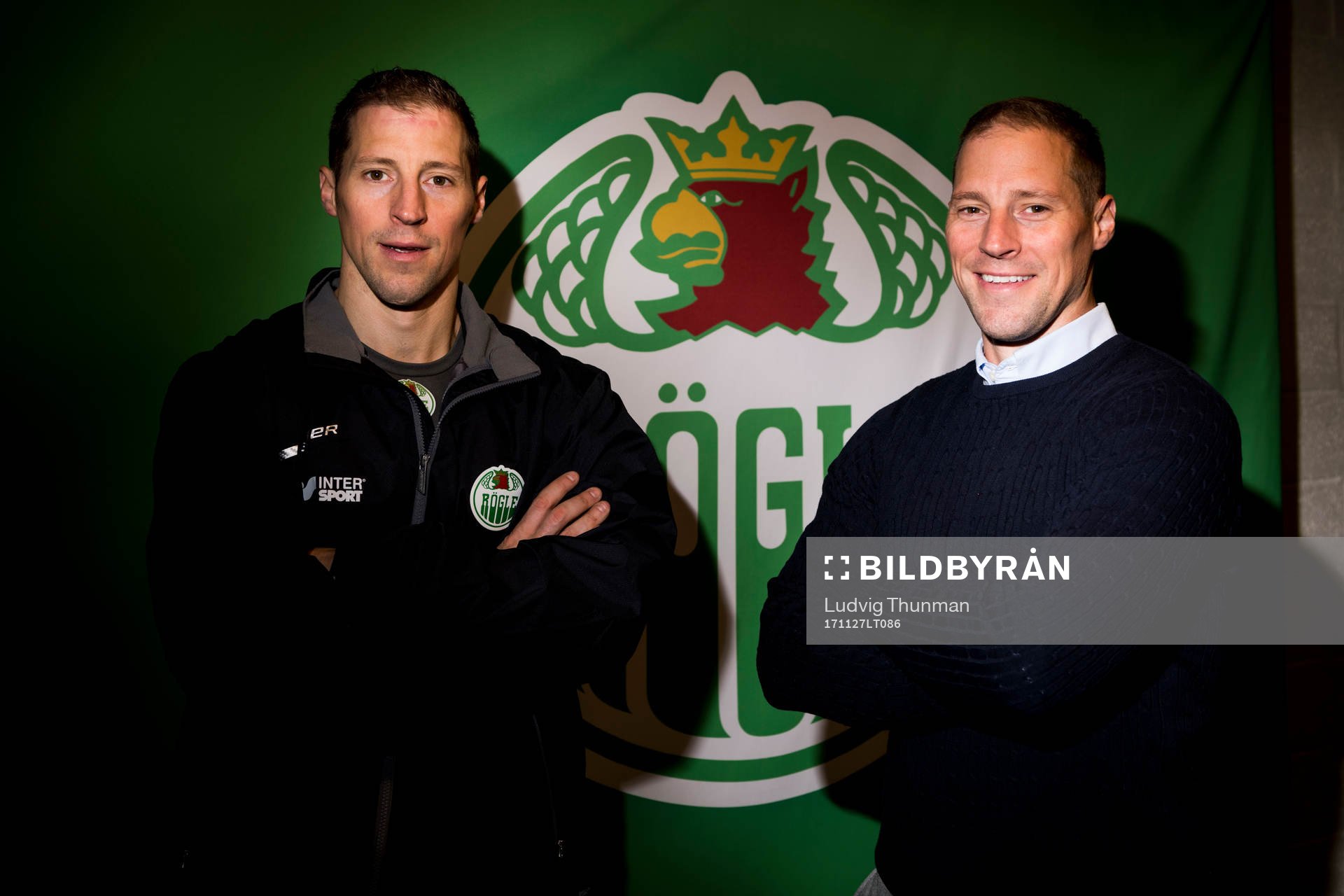 Rögles tränare Cam Abbott och sportchef Chris Abbott