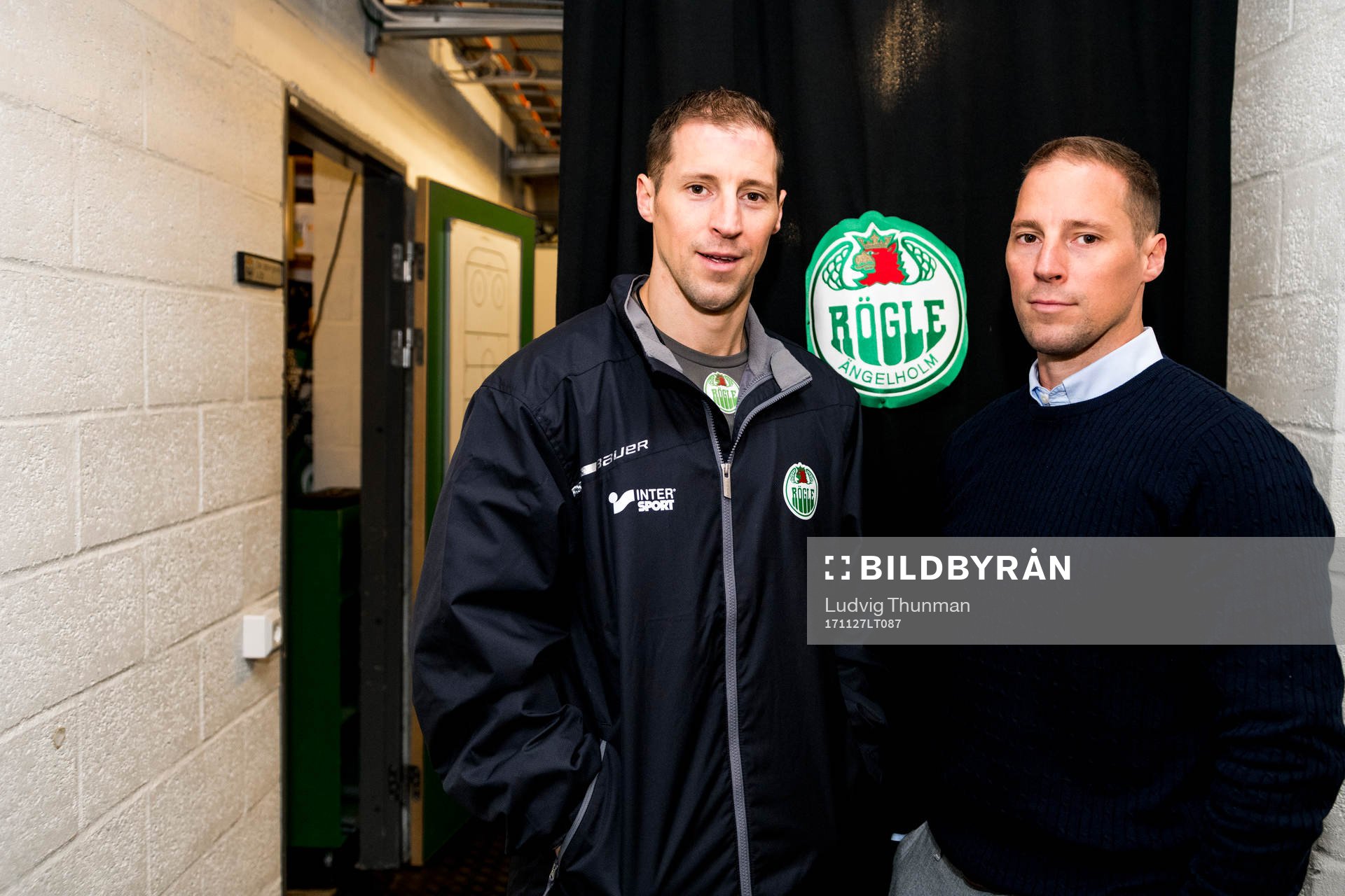 Rögles tränare Cam Abbott och sportchef Chris Abbott