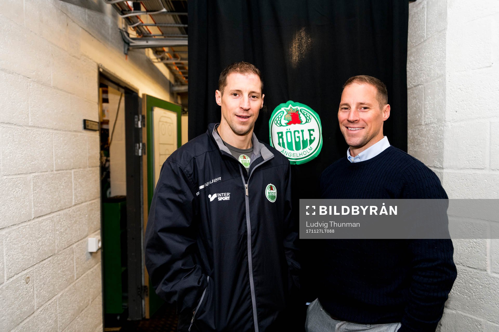 Rögles tränare Cam Abbott och sportchef Chris Abbott