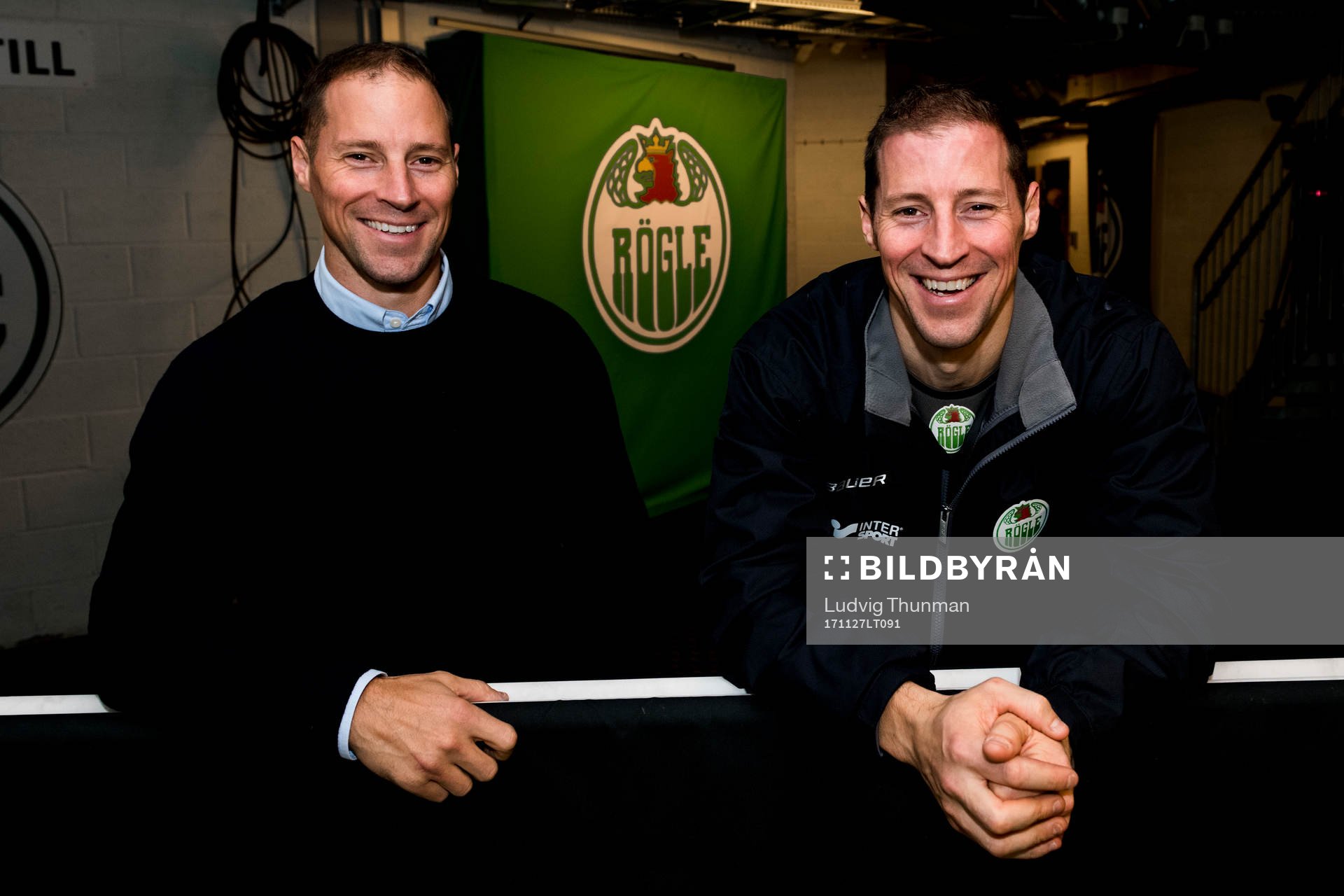 Rögles sportchef Chris Abbott och tränare Cam Abbott