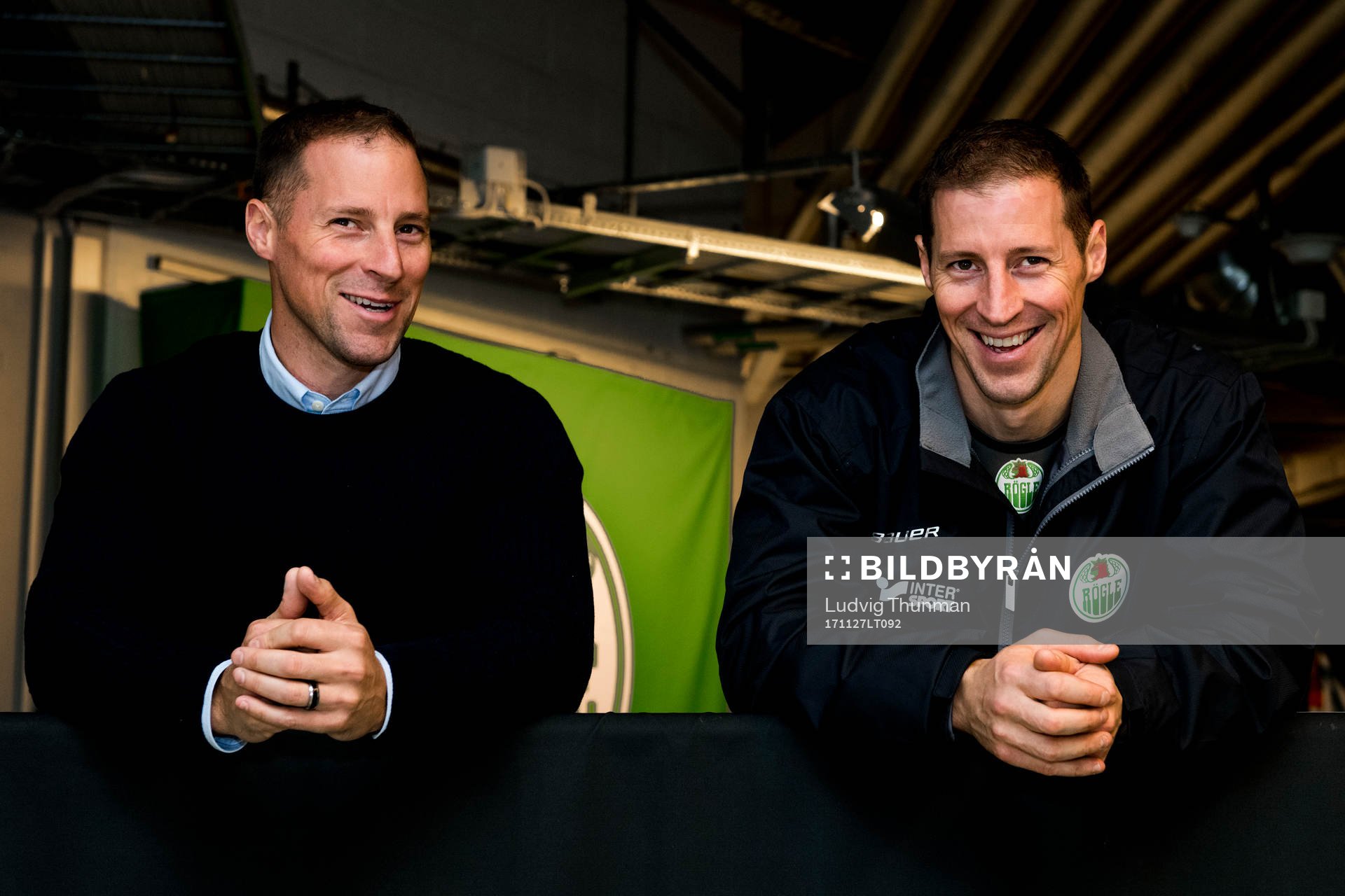 Rögles sportchef Chris Abbott och tränare Cam Abbott