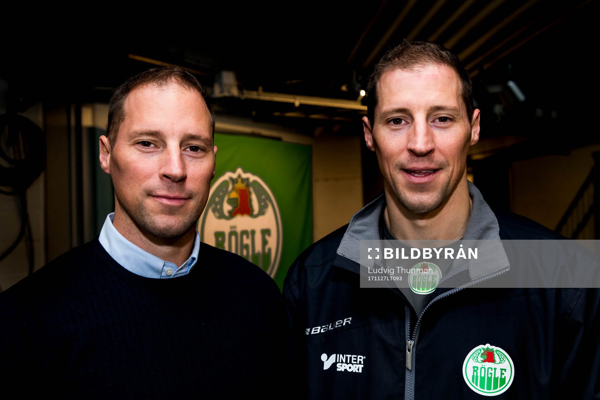 Rögles sportchef Chris Abbott och tränare Cam Abbott