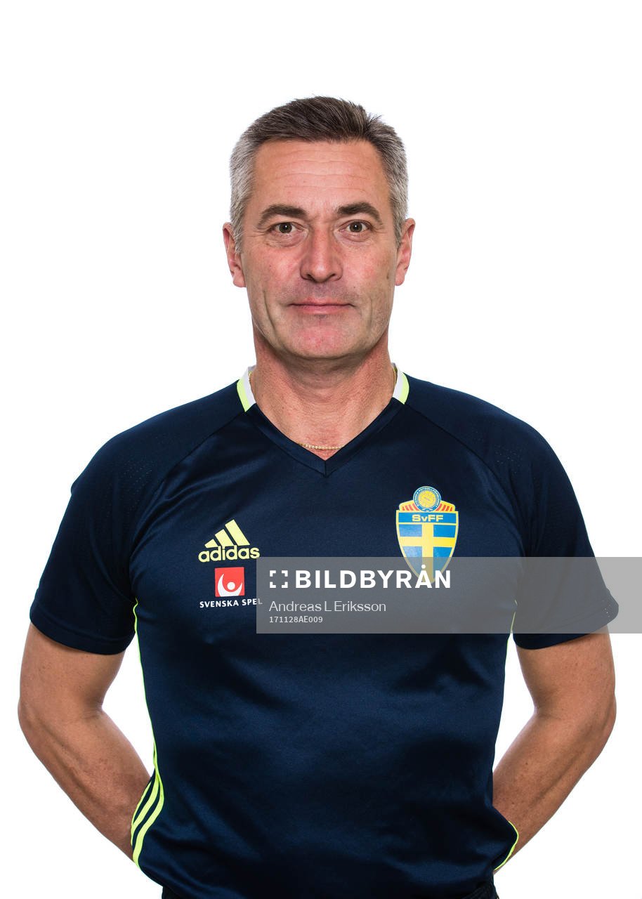 Mats Larsson, målvaktstränare, i P15/02-landslaget