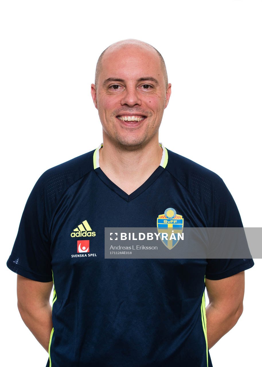 David Bergqvist, tränare, i P15/02-landslaget