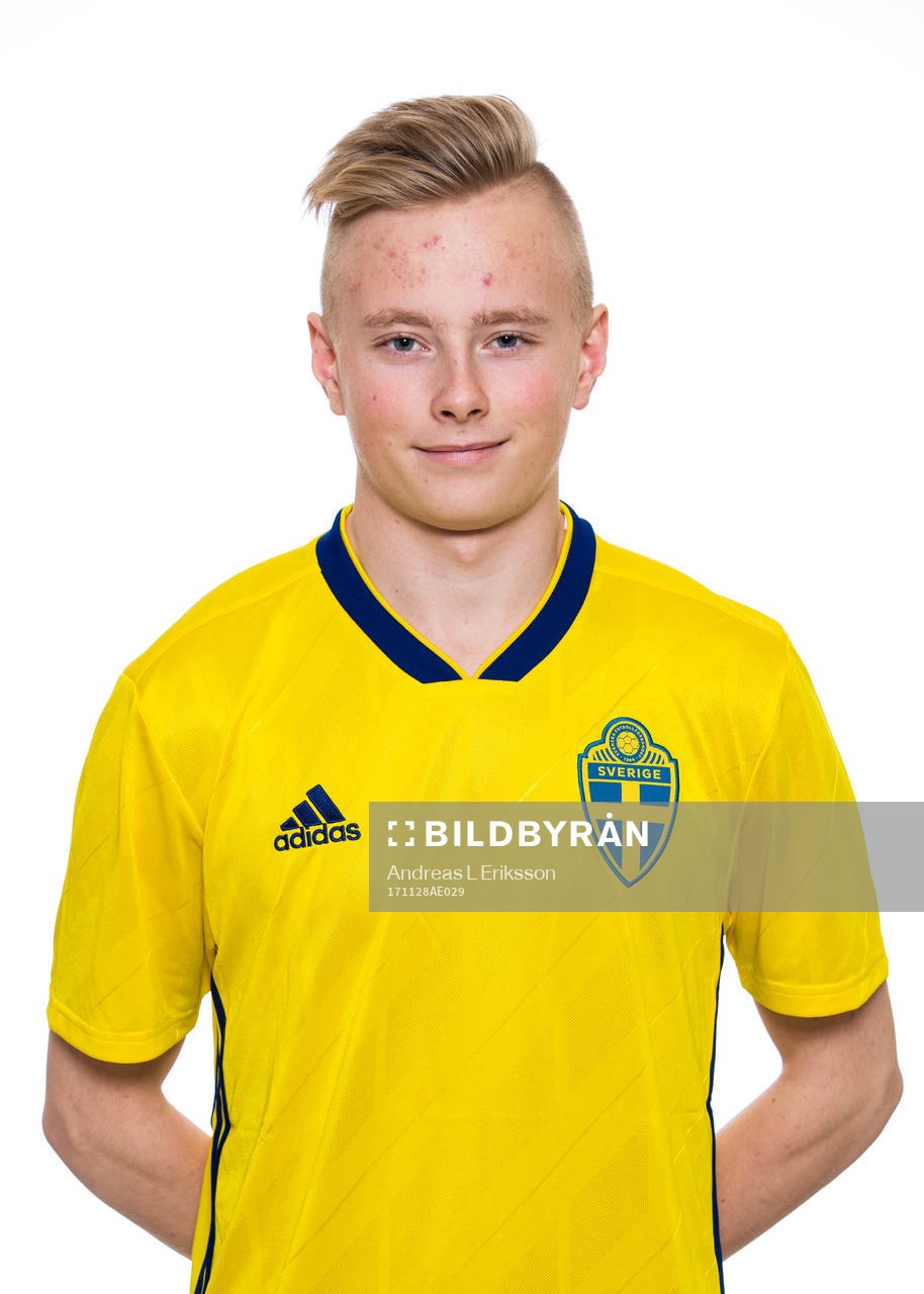 August Tellander i P15/02-landslaget