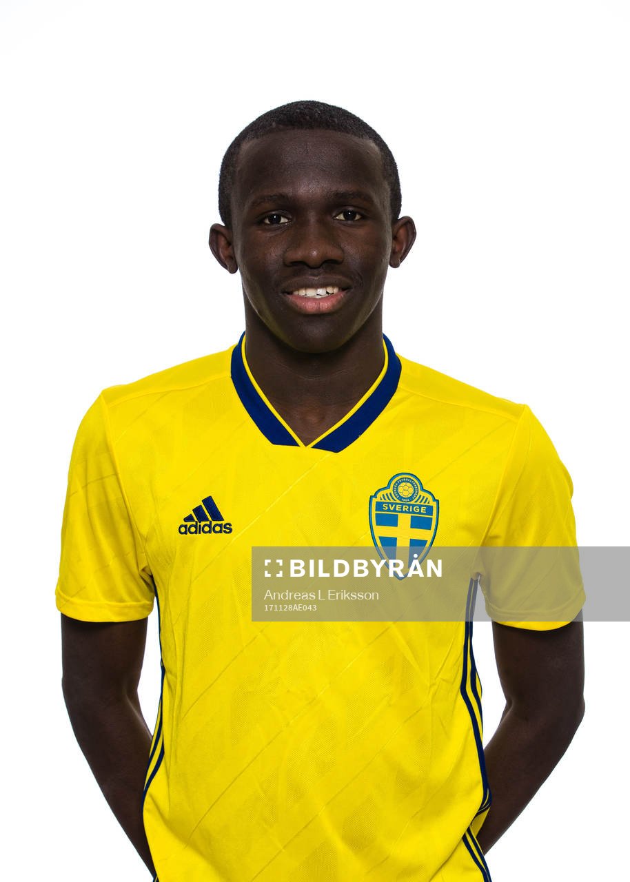 David Ngoma i P15/02-landslaget poserar för ett porträtt den 28 november 2017 i Stockholm. 