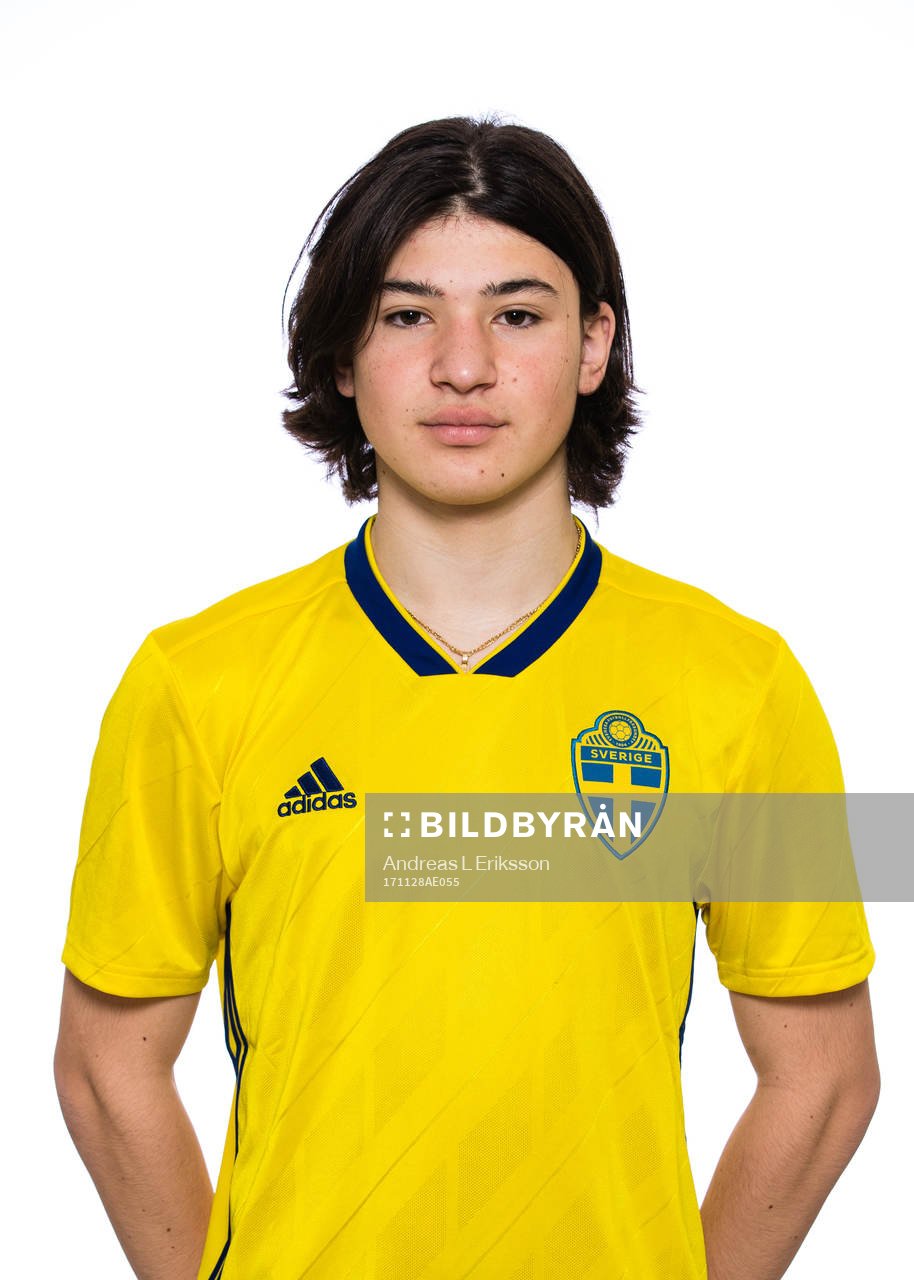 Nemanja Jankovic i P15/02-landslaget poserar för ett porträtt den 28 november 2017 i Stockholm. 