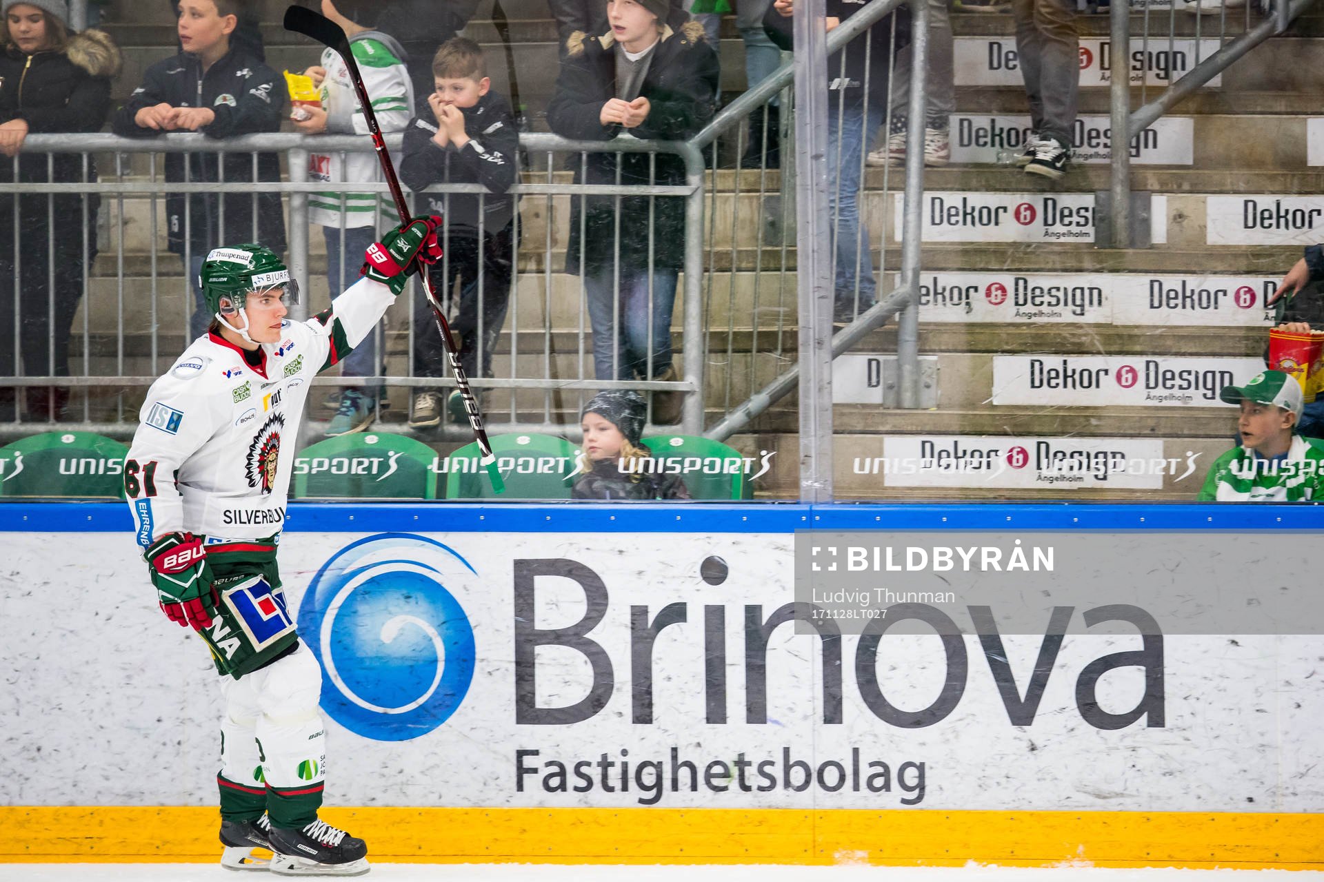 Frölundas Lias Andersson jublar