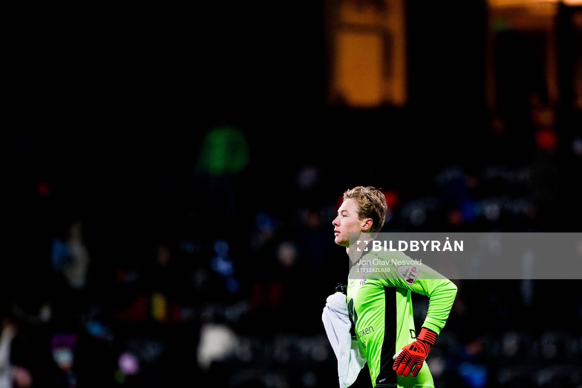 Goalkeeper Mathias Dyngeland of Sogndal