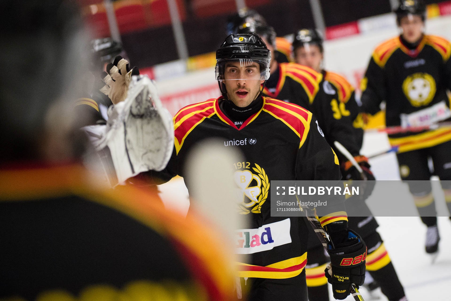 Brynäs Aaron Palushaj jublar