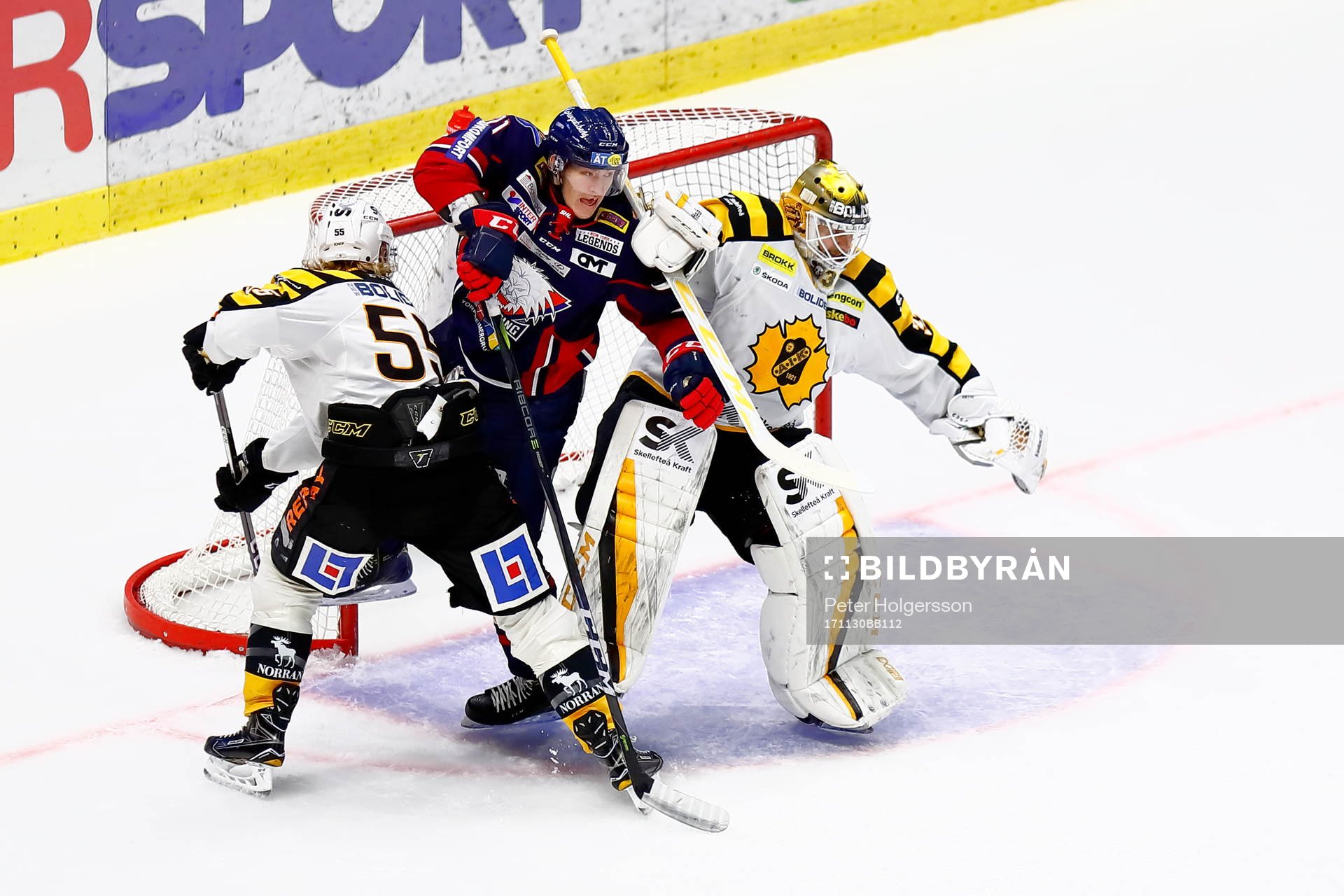 Linköpings Emil Sylvegård, Skellefteås Michael Kostka,