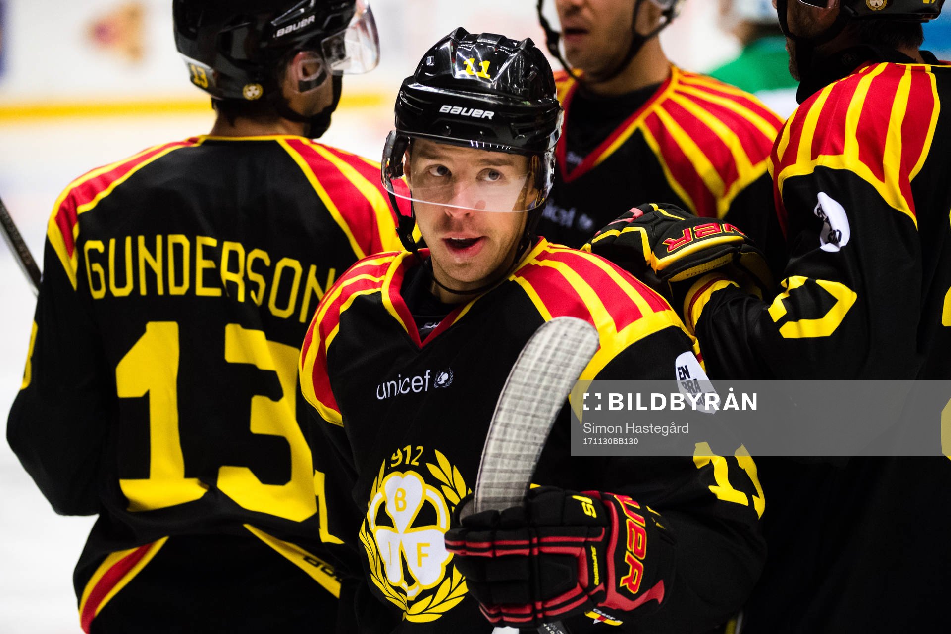 Brynäs Kevin Clark jublar