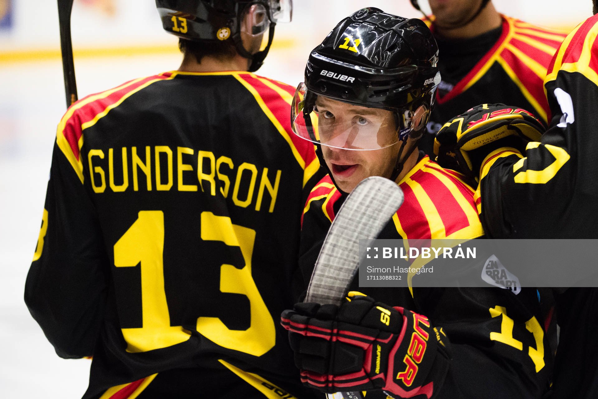 Brynäs Kevin Clark jublar