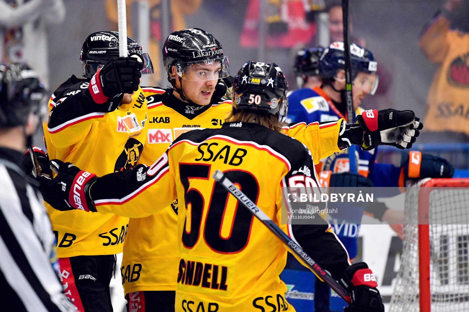 Luleås Johan Forsberg jublar