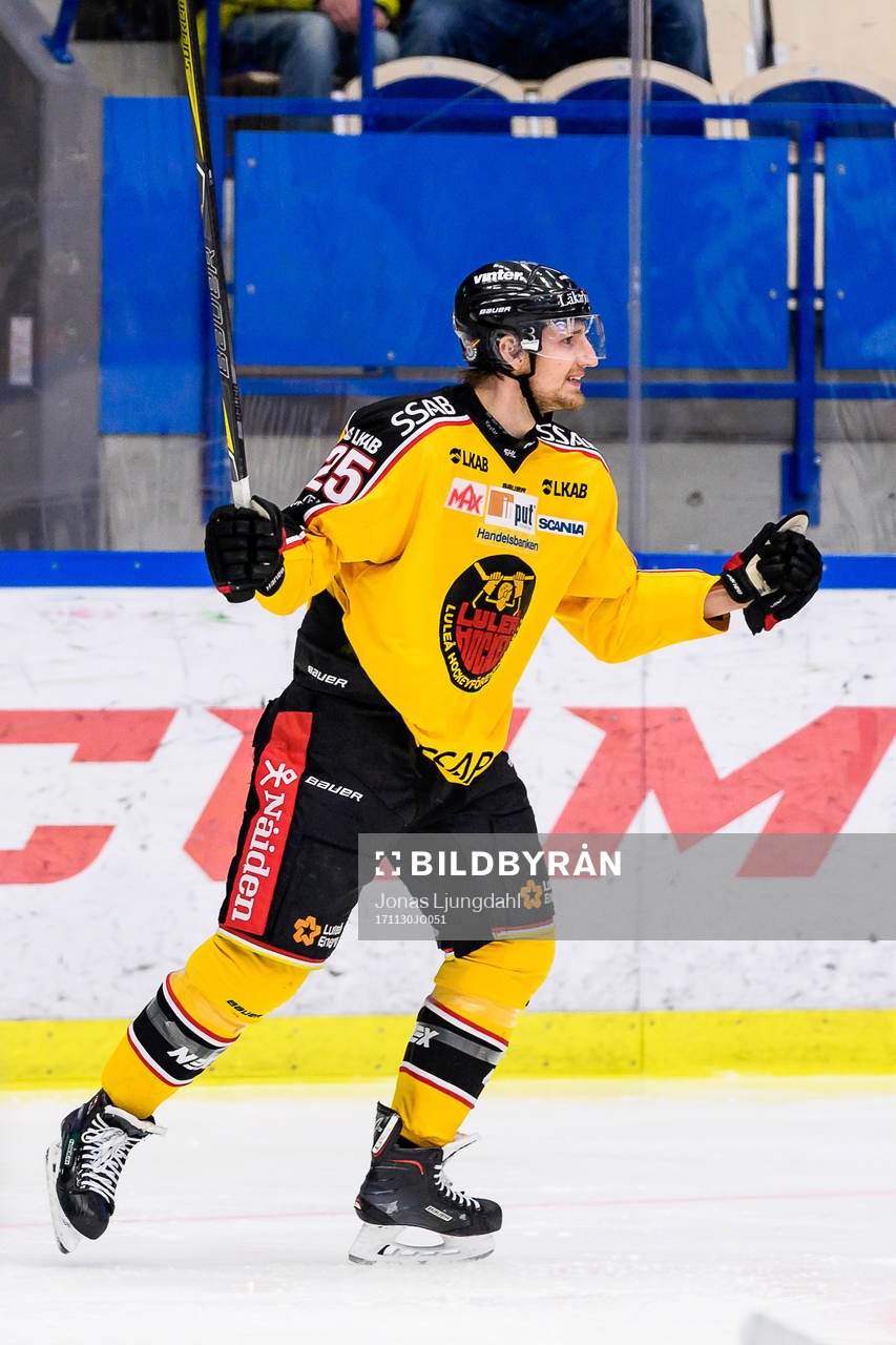 Luleås Anton Hedman jublar