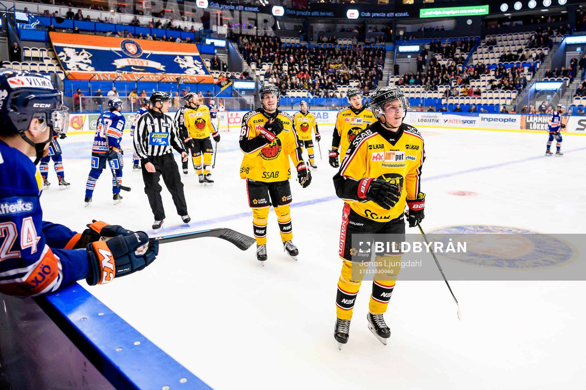 Luleås Isac Lundeström jublar