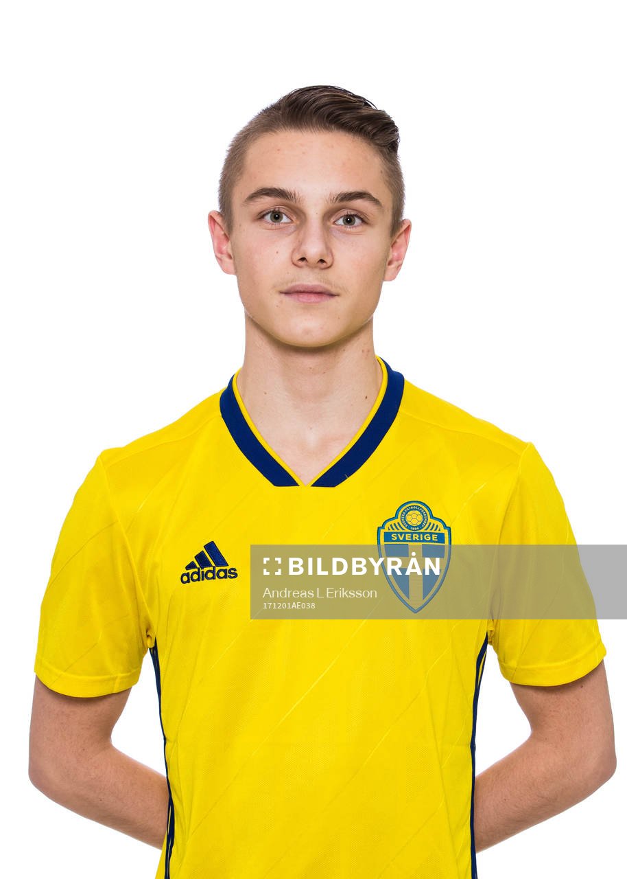 Albin Palmlöv i P16/01-landslaget