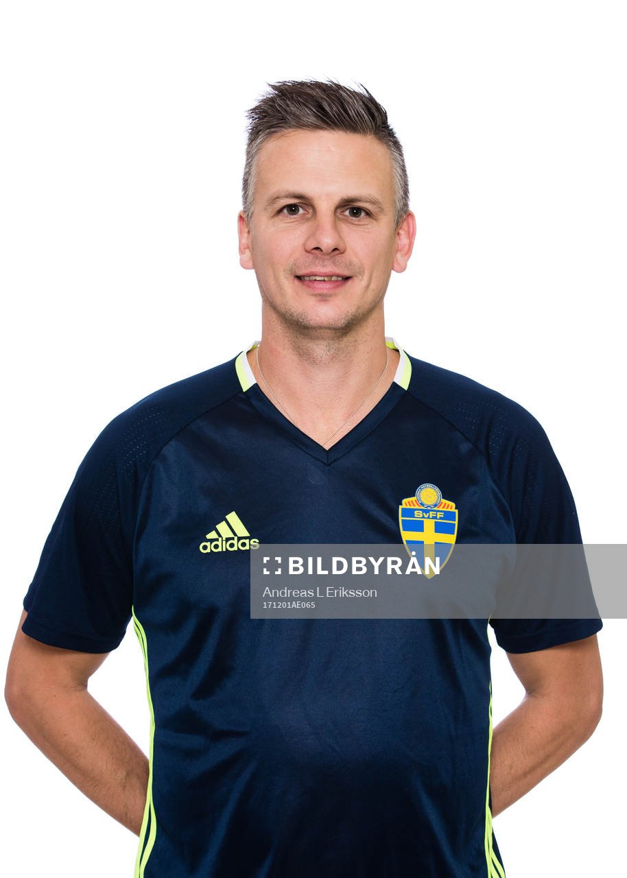 Christian Fagerhov, tränare, i P16/01-landslaget