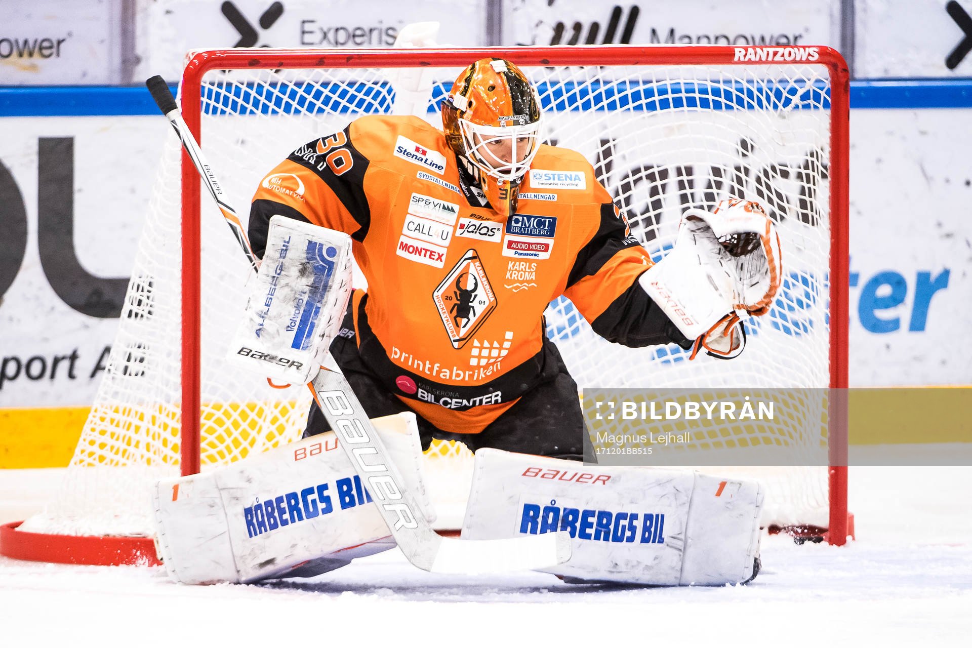 Karlskronas målvakt Henrik Lundberg