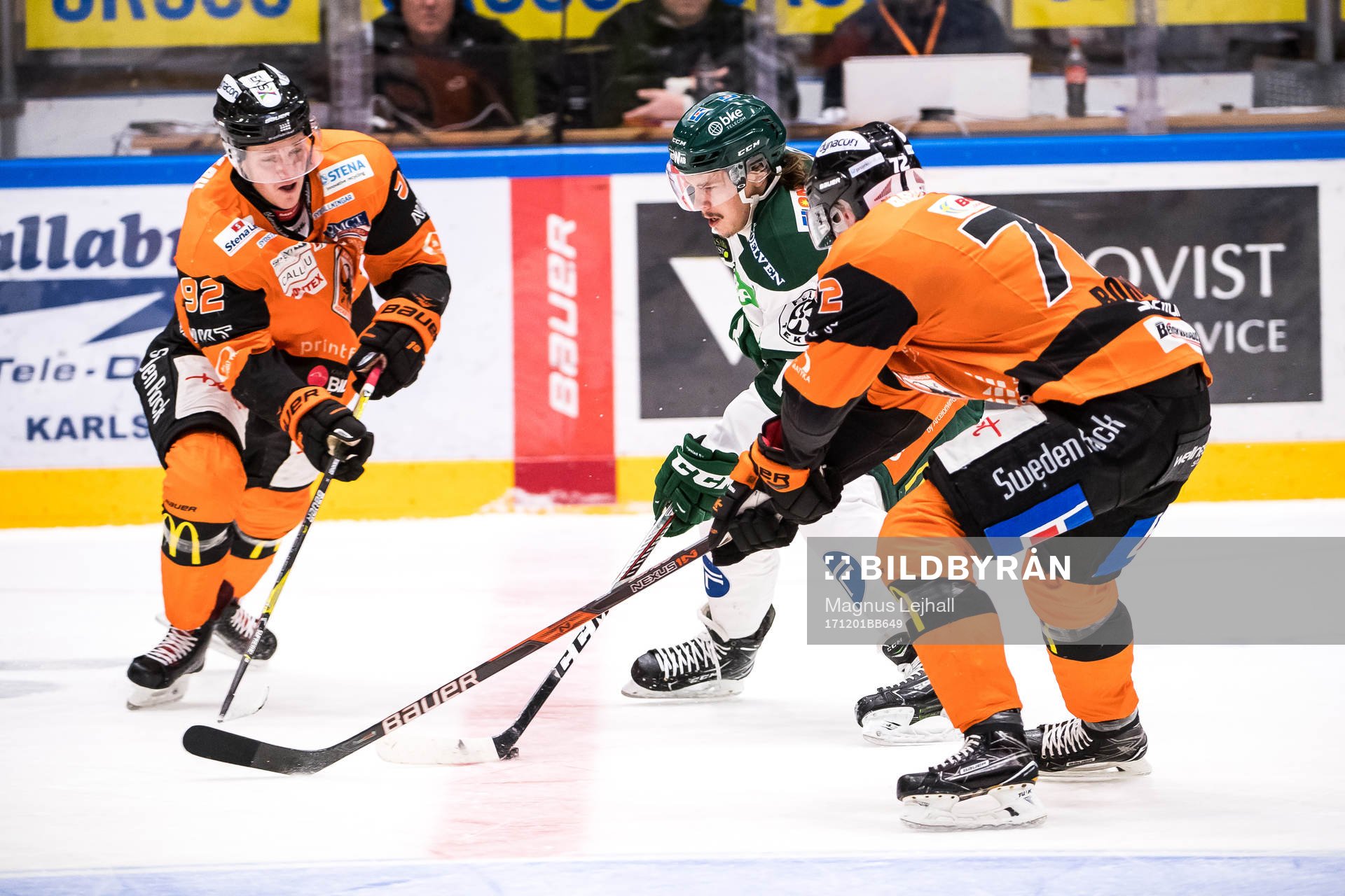 Färjestads Joakim Nygård, Karlskronas Henrik Törnqvist