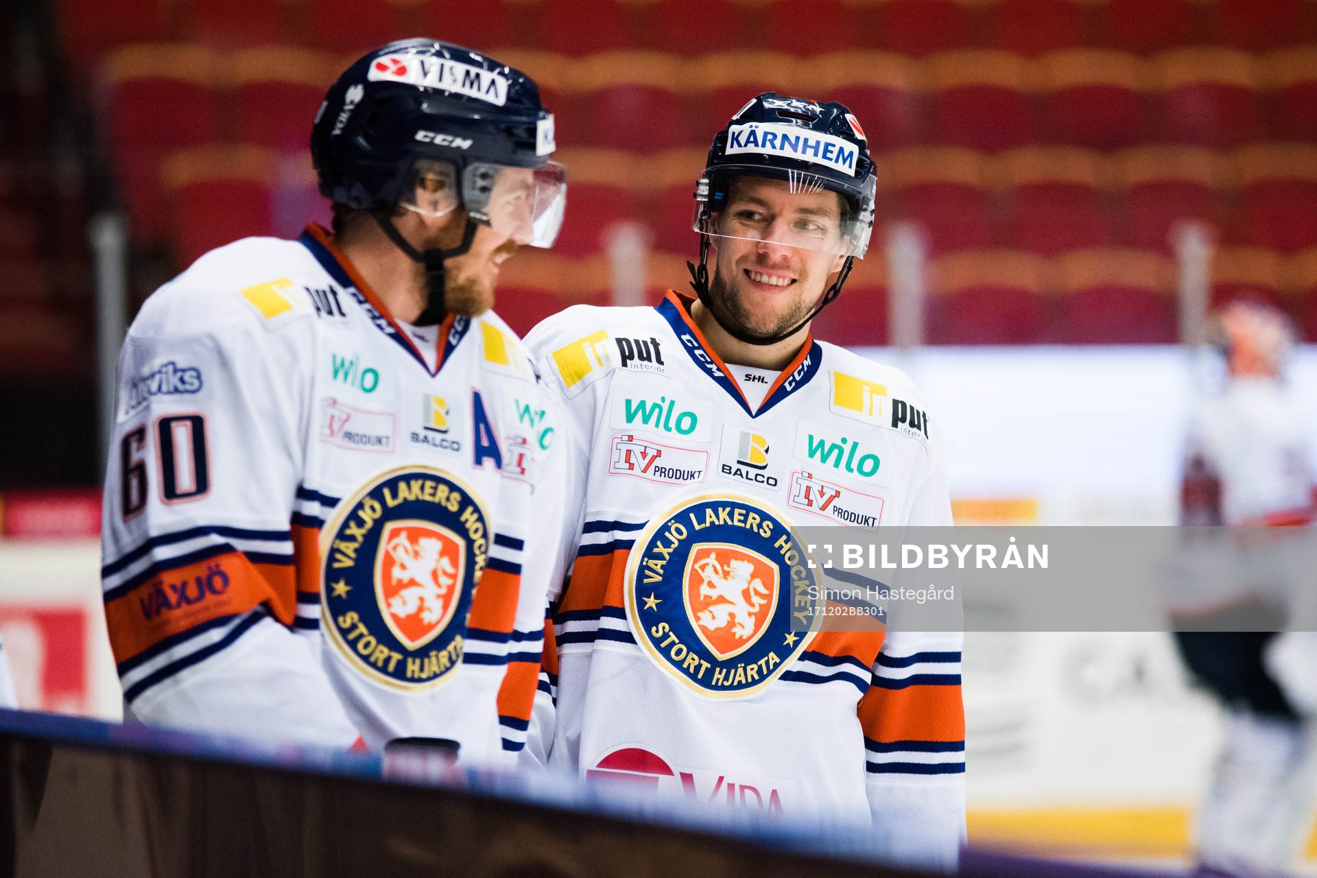 Växjös Erik Josefsson och Robert Rosén före