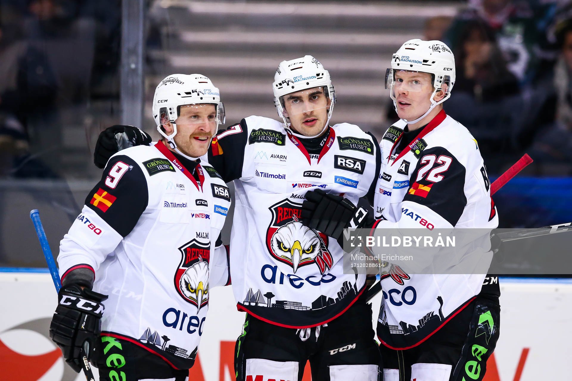 Malmö Redhawks Nils Andersson jublar