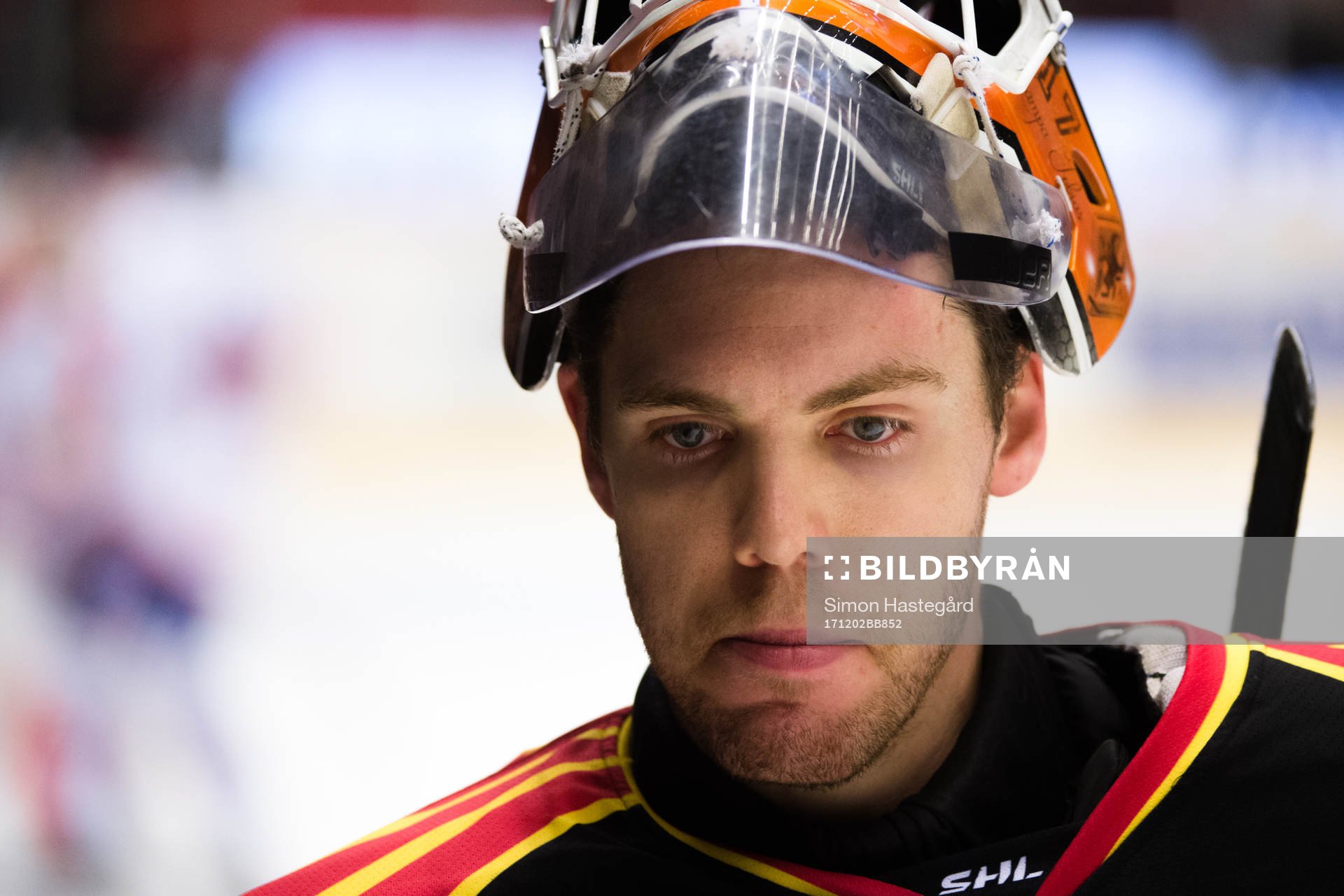 Brynäs målvakt Linus Fernström
