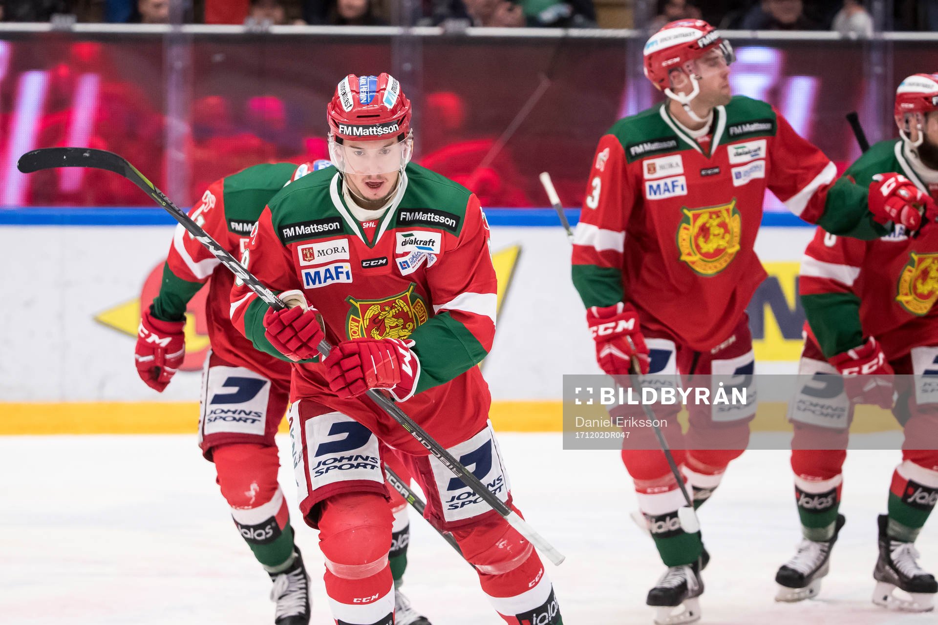 Moras Robin Johansson jublar
