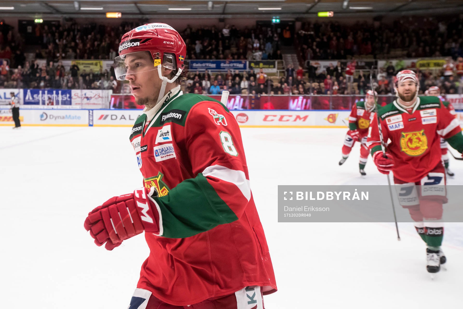 Moras Robin Johansson jublar