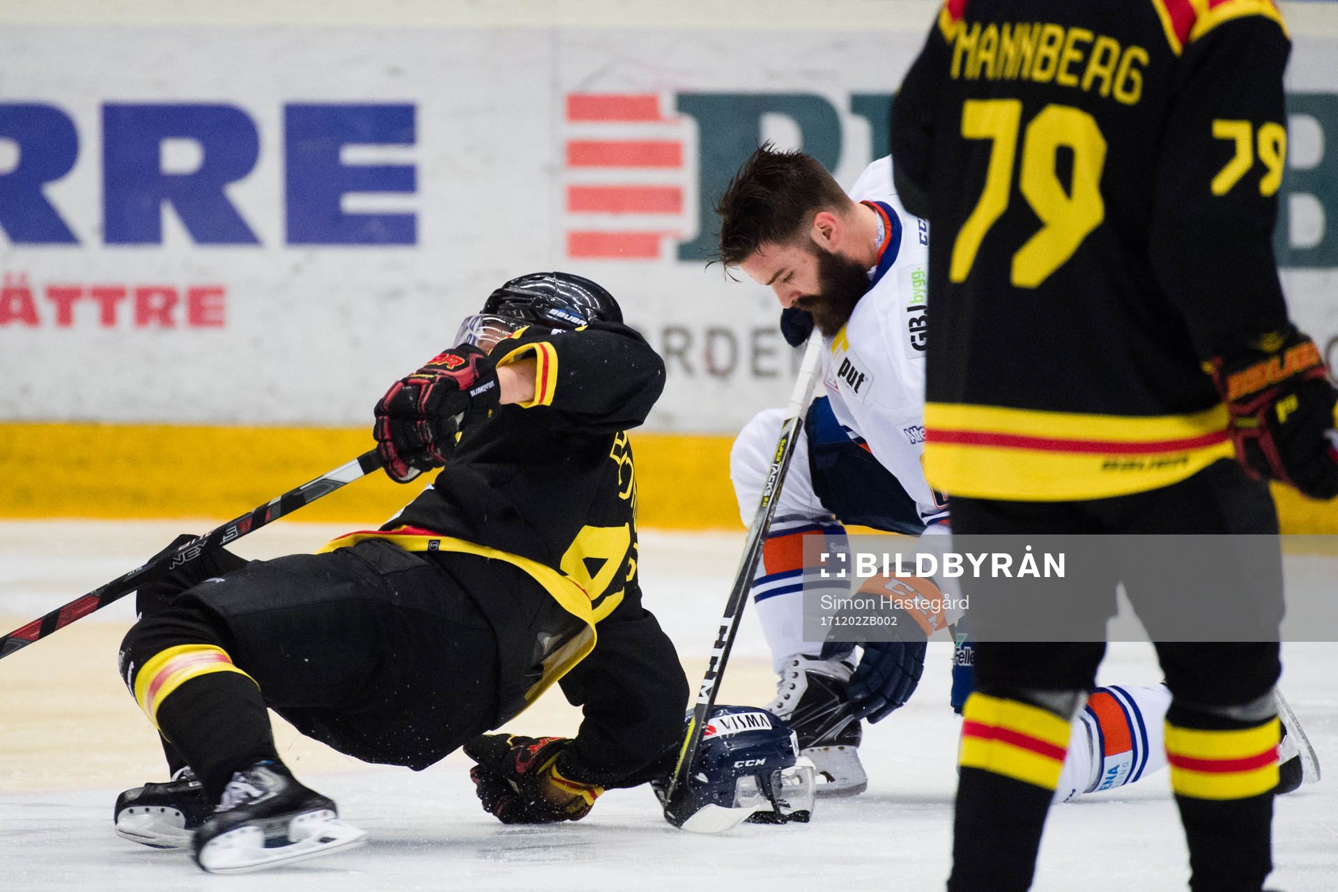 Brynäs Jacob Blomqvist och Växjös Linus Fröberg
