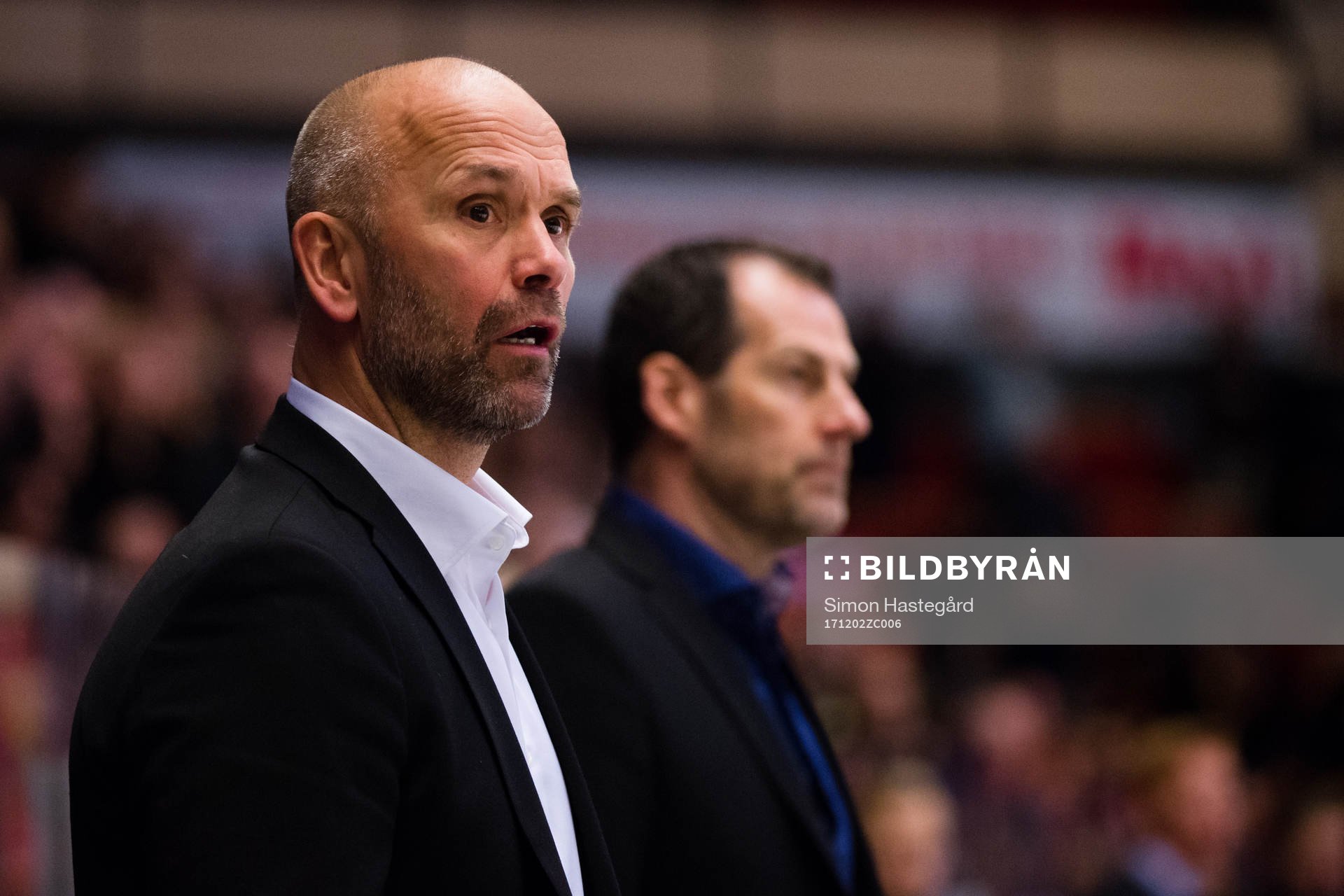 Brynäs tränare Tommy Sjödin och assisterande tränare