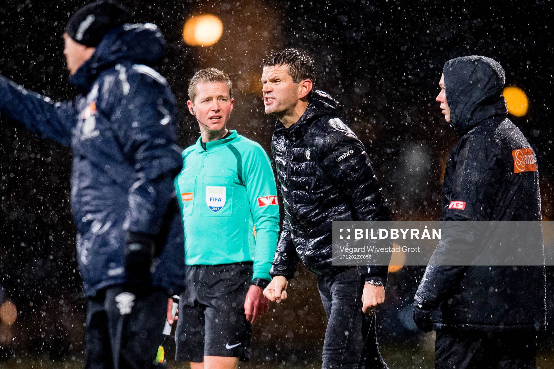 Eirik Bakke, head coach of Sogndal, reacts